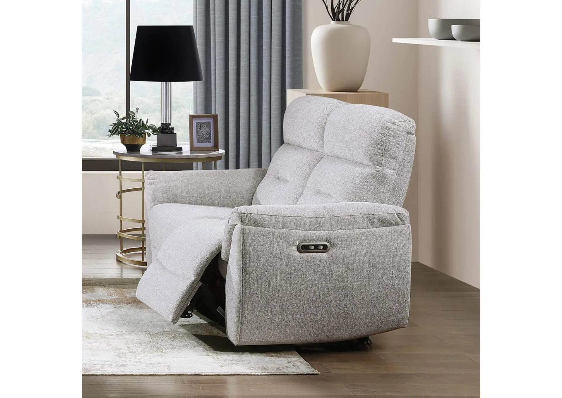 Eastre Power Motion Loveseat with USB Port