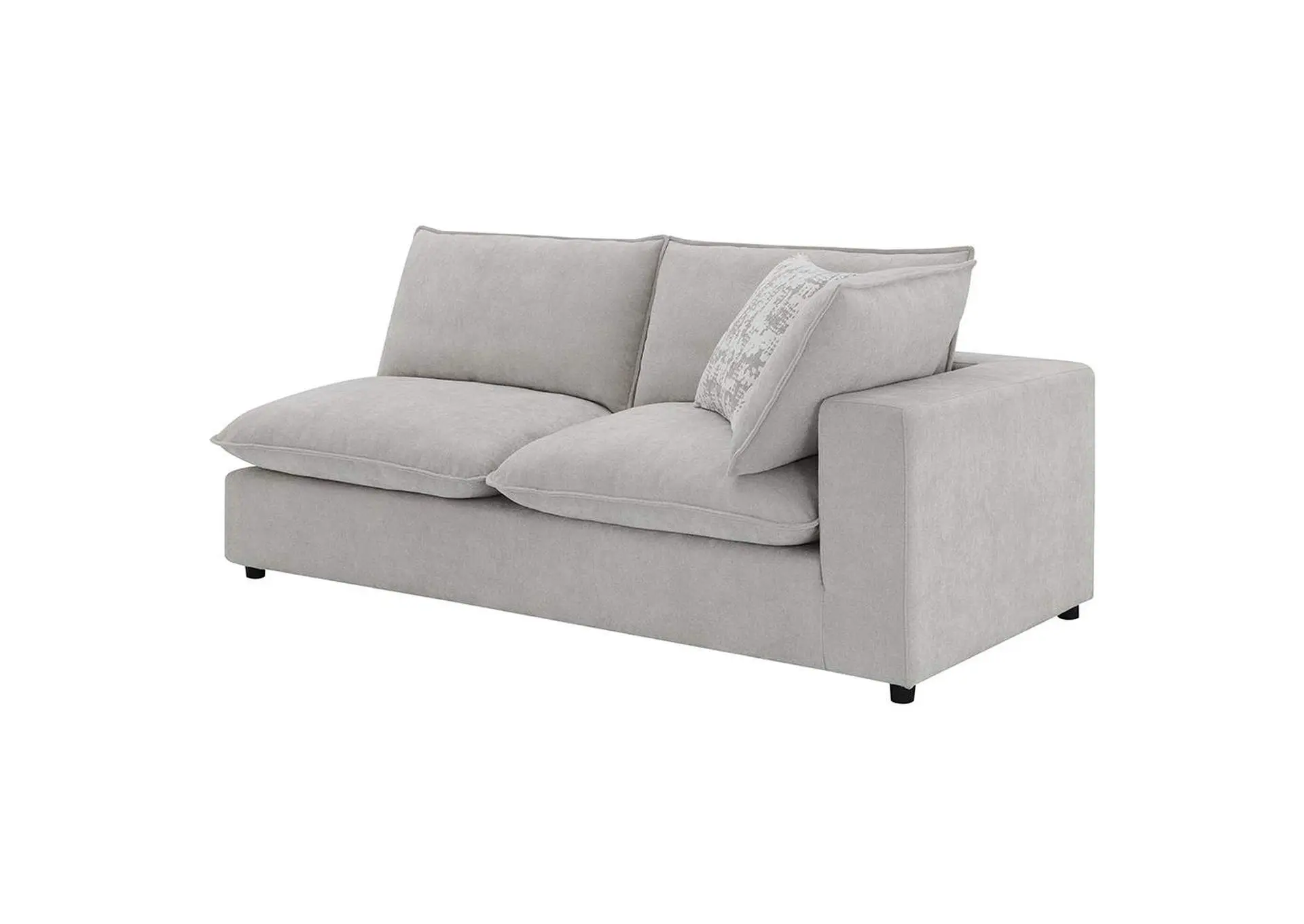 Marisa Modular Right Facing Loveseat with 2 Pillows