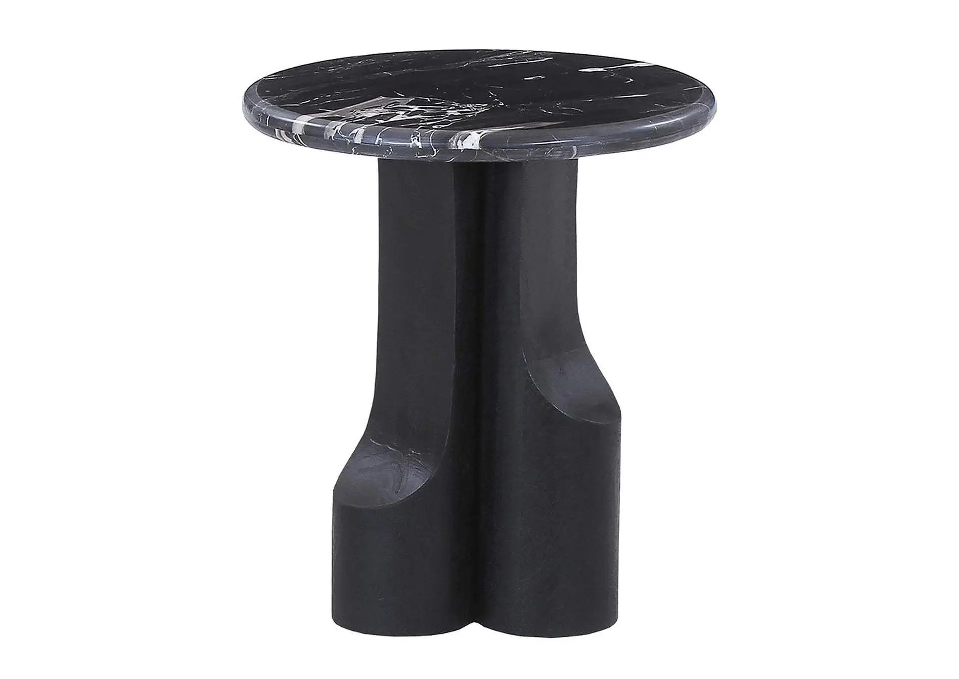 Kinton End Table with Natural Marble Top
