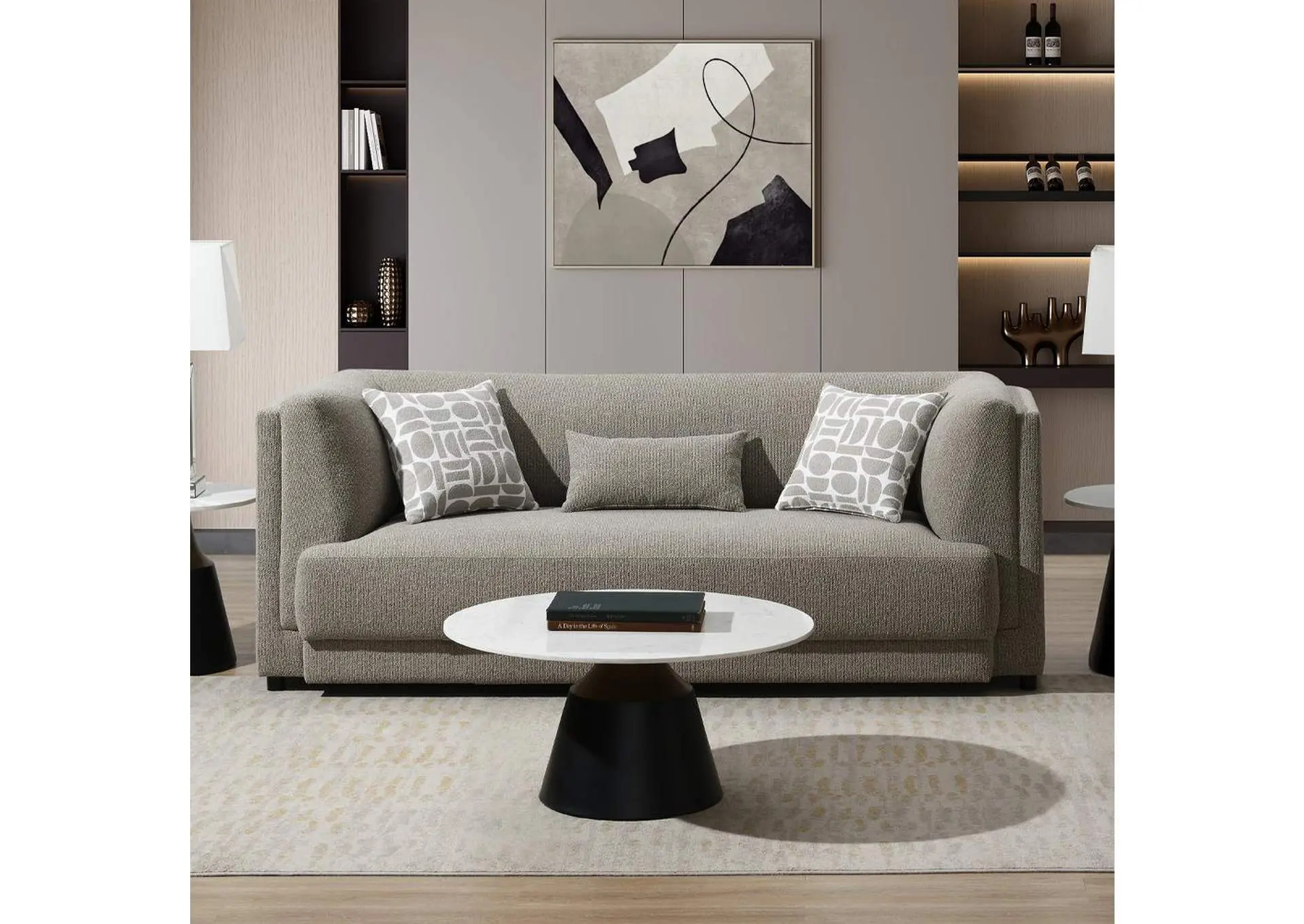 Glenda Sofa with 3 Pillows