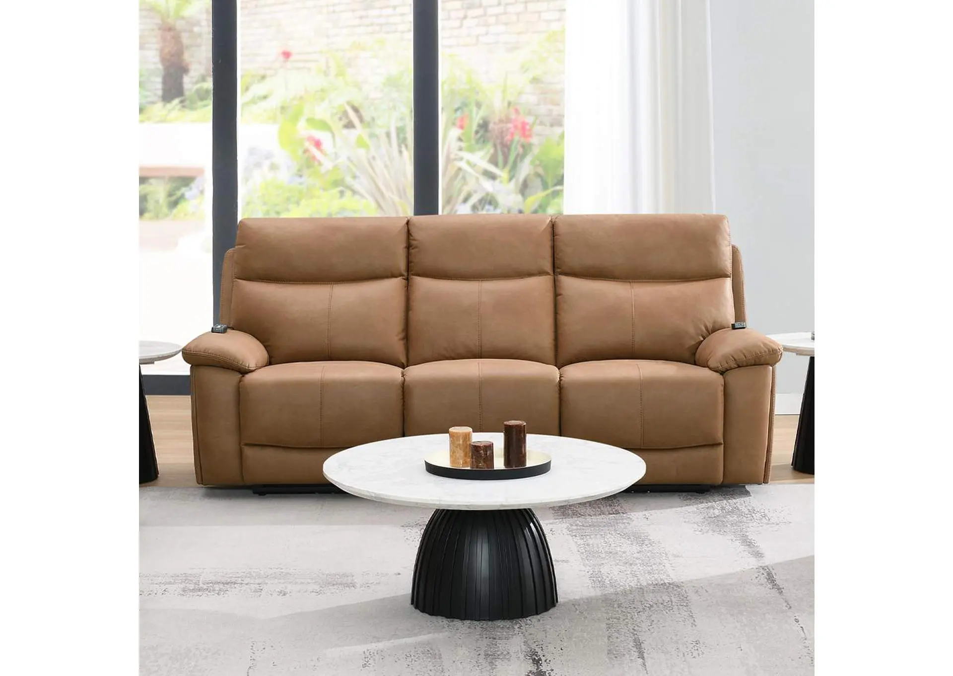 Chavis Power Motion Sofa with USB and Power Headrest