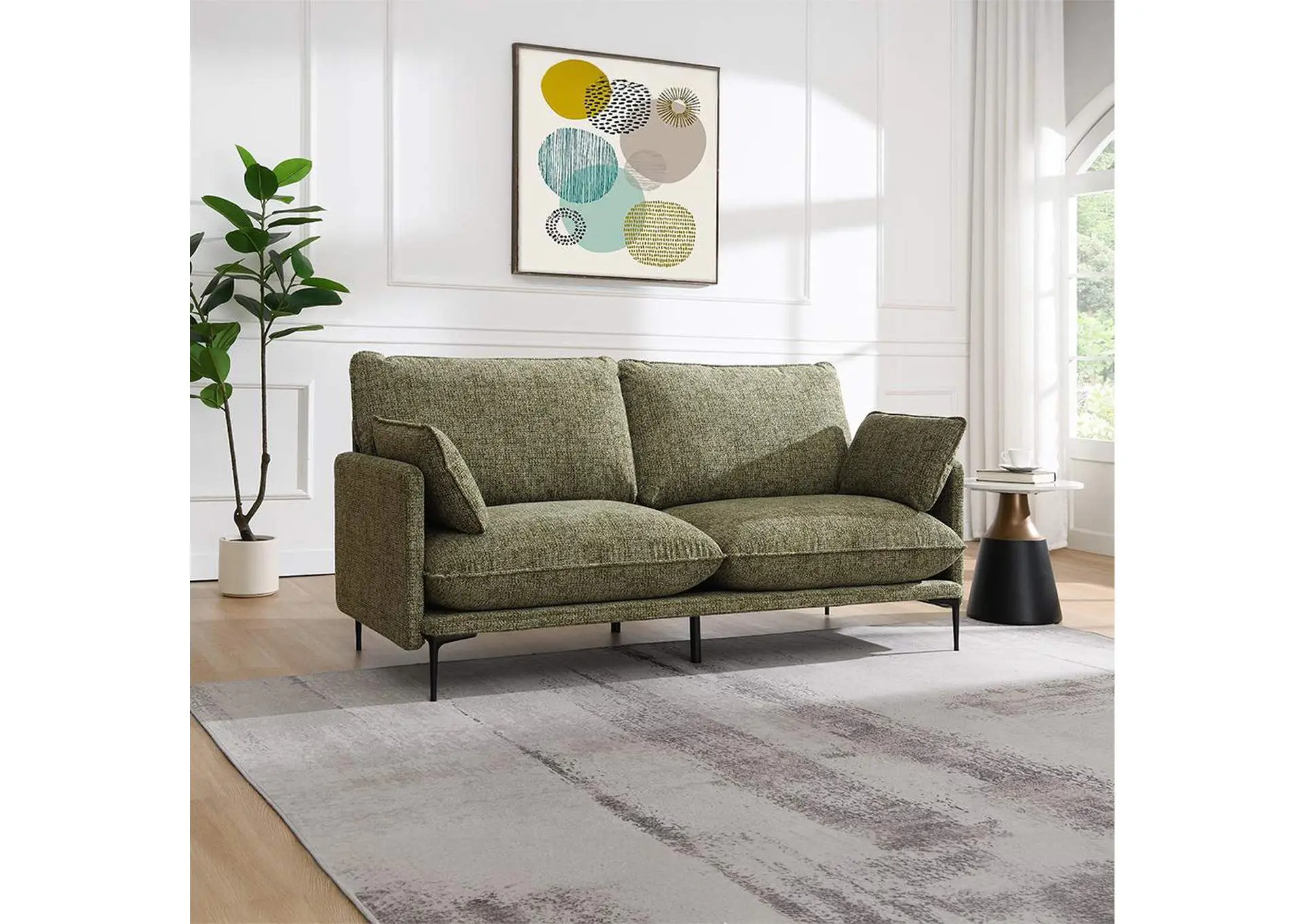 Dalton Sofa with 2 Pillows