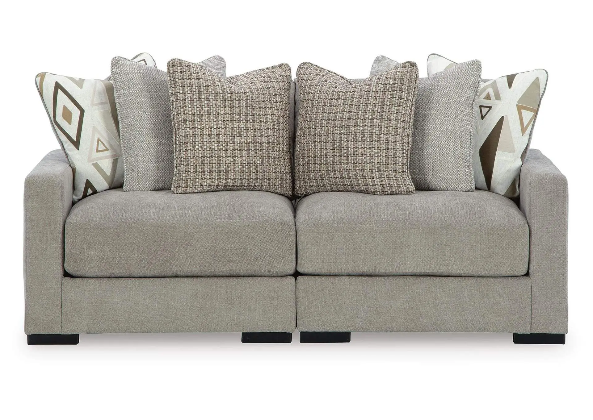 Aslan Court 2-Piece Loveseat Sectional