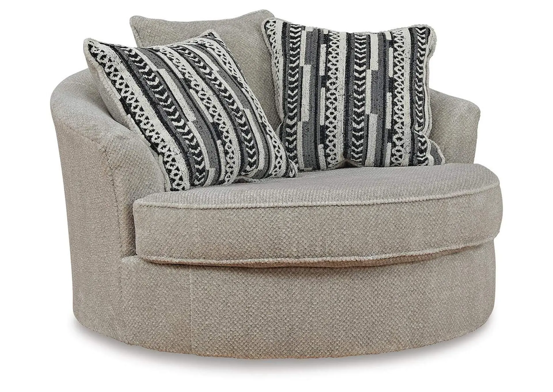 Calnita Oversized Swivel Accent Chair