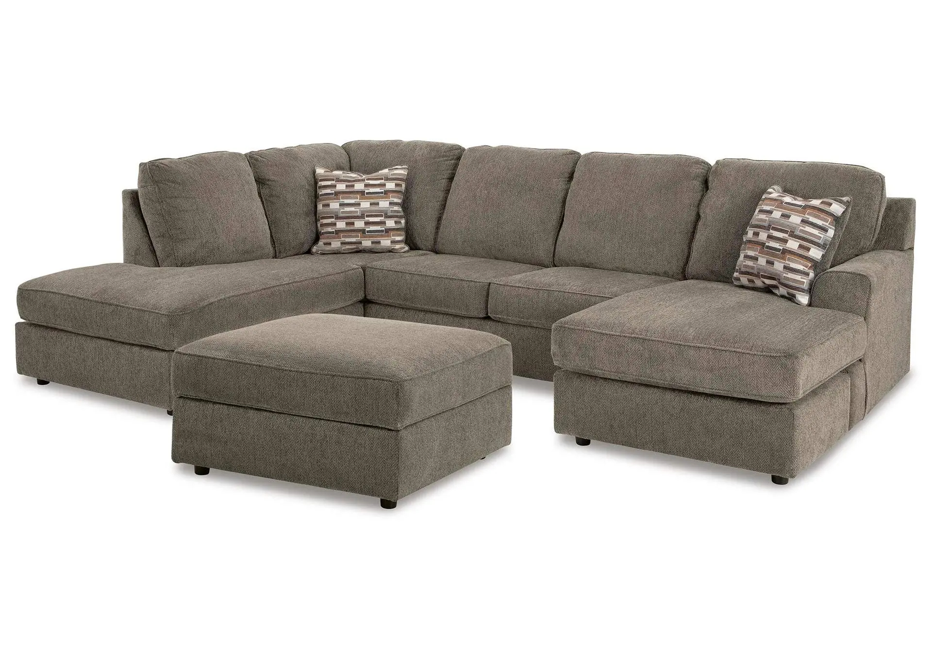 O'Phannon 2-Piece Sectional with Ottoman