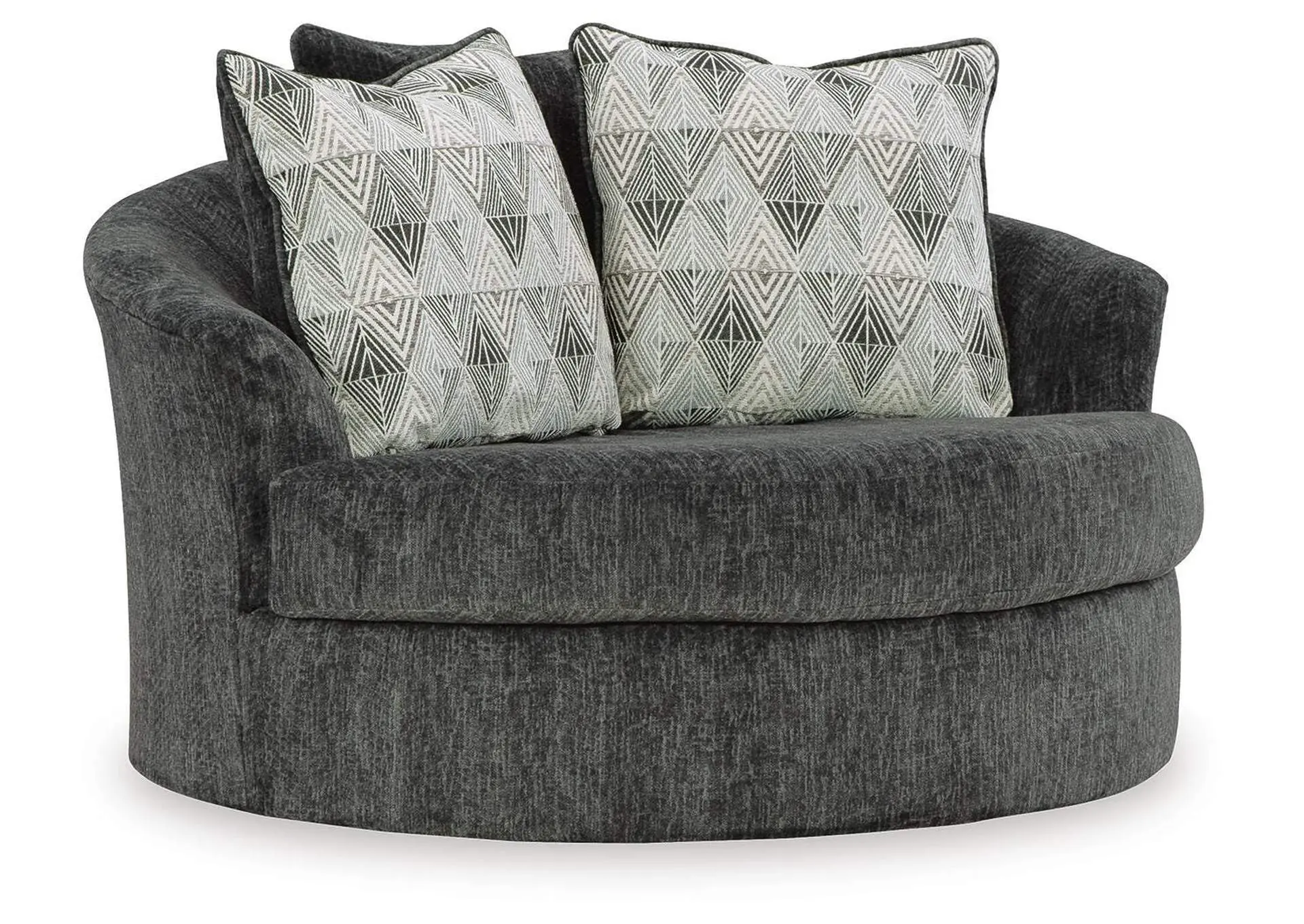 Biddeford Oversized Swivel Accent Chair