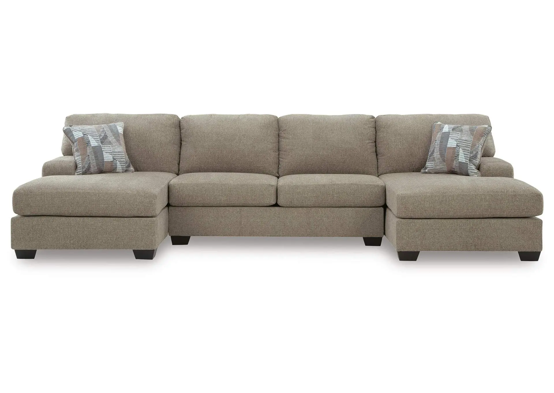 Newellen 3-Piece Sectional with Double Chaise