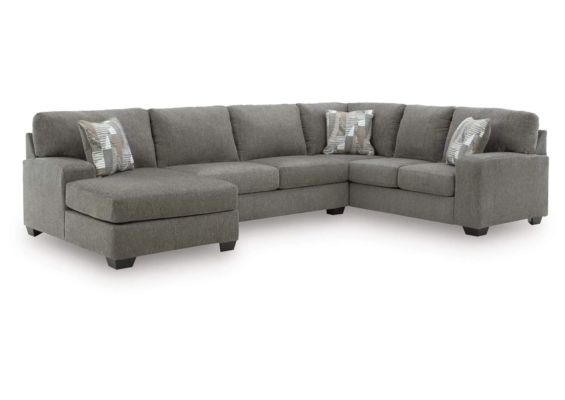 Clarington 3-Piece Sectional with Chaise