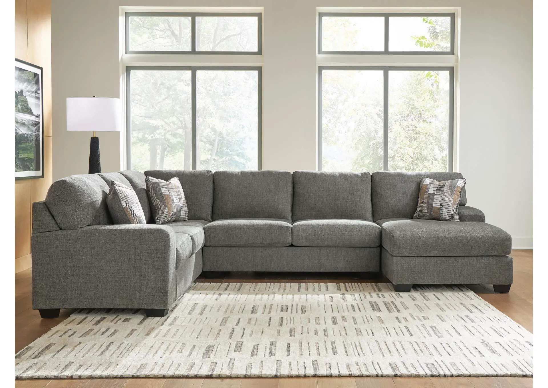 Clarington 3-Piece Sleeper Sectional with Chaise — view 2