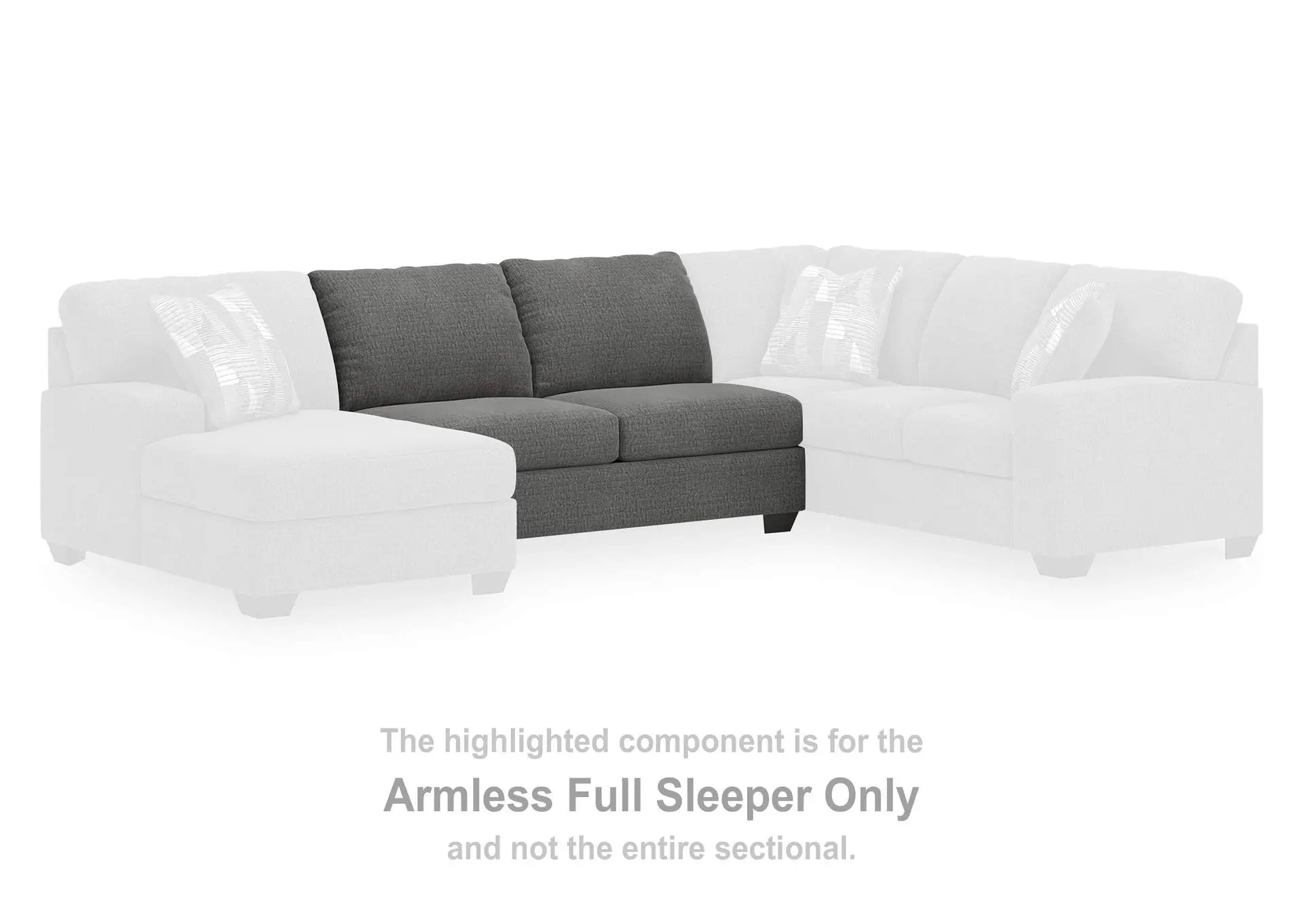 Clarington 3-Piece Sleeper Sectional with Chaise — view 5