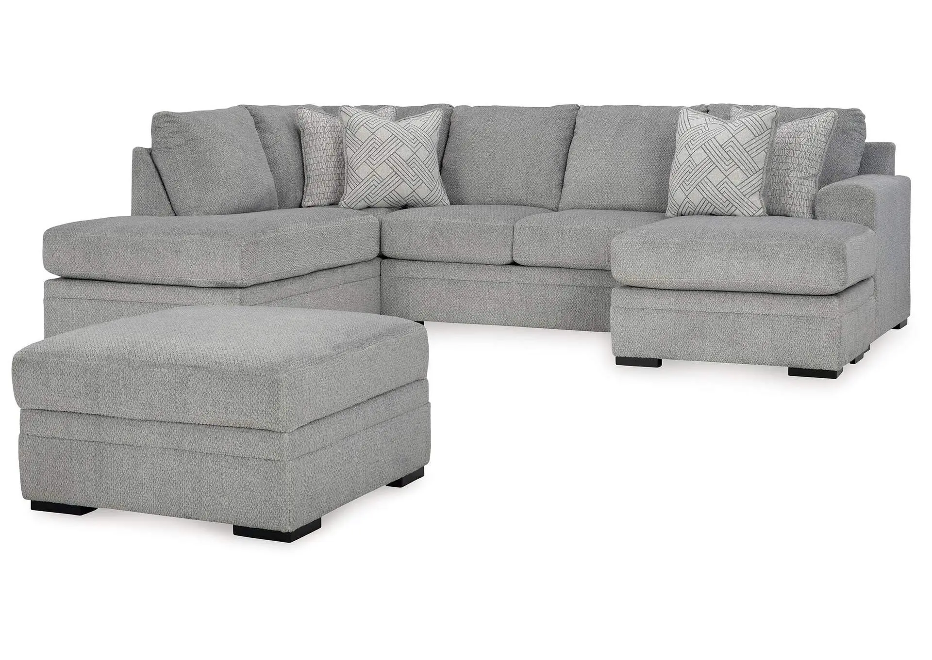 Casselbury 2-Piece Sectional with Ottoman