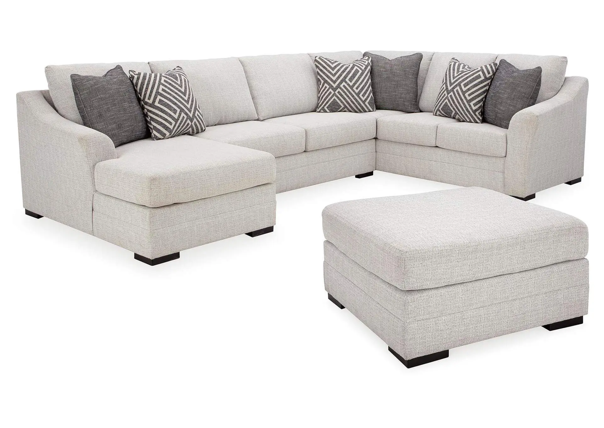 Koralynn 3-Piece Sectional with Ottoman