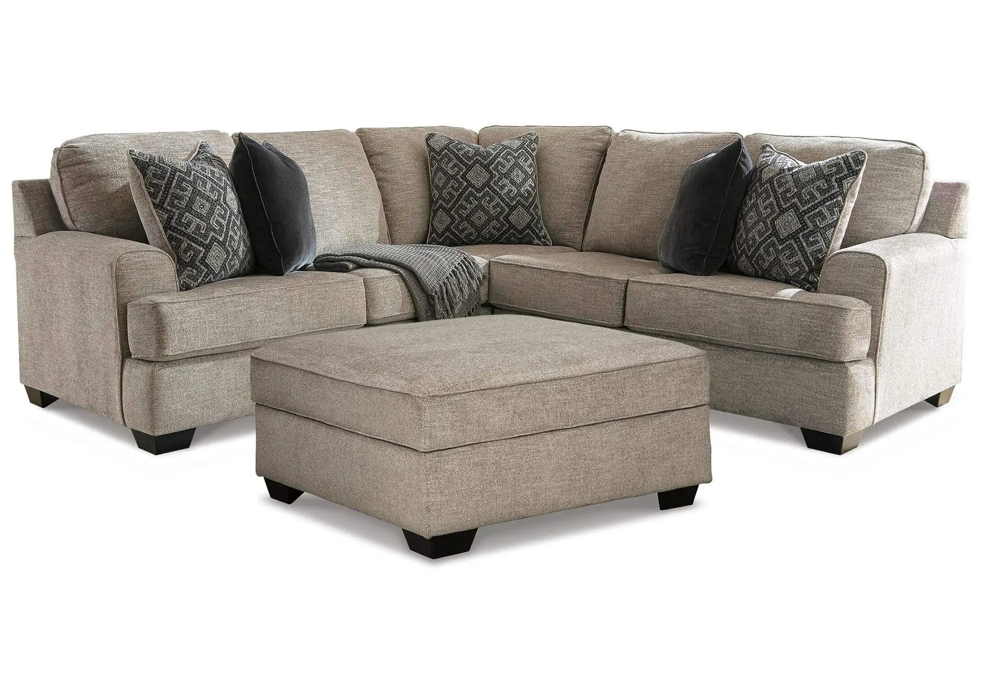 Bovarian 2-Piece Sectional with Ottoman