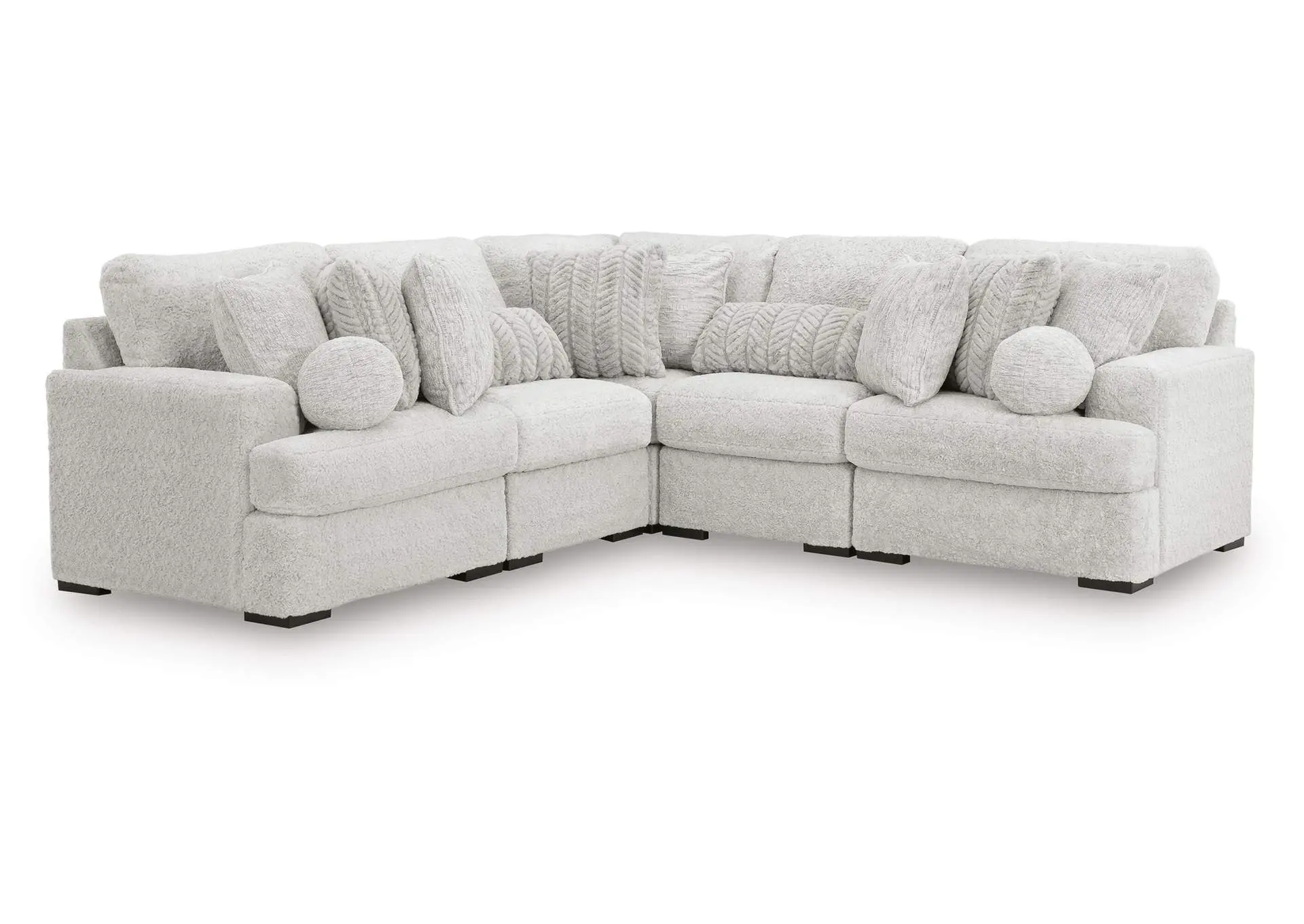 Cuddle Plush 5-Piece Sectional
