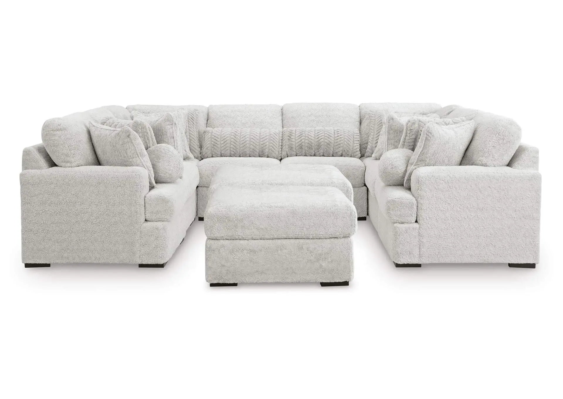 Cuddle Plush 10-Piece Sectional