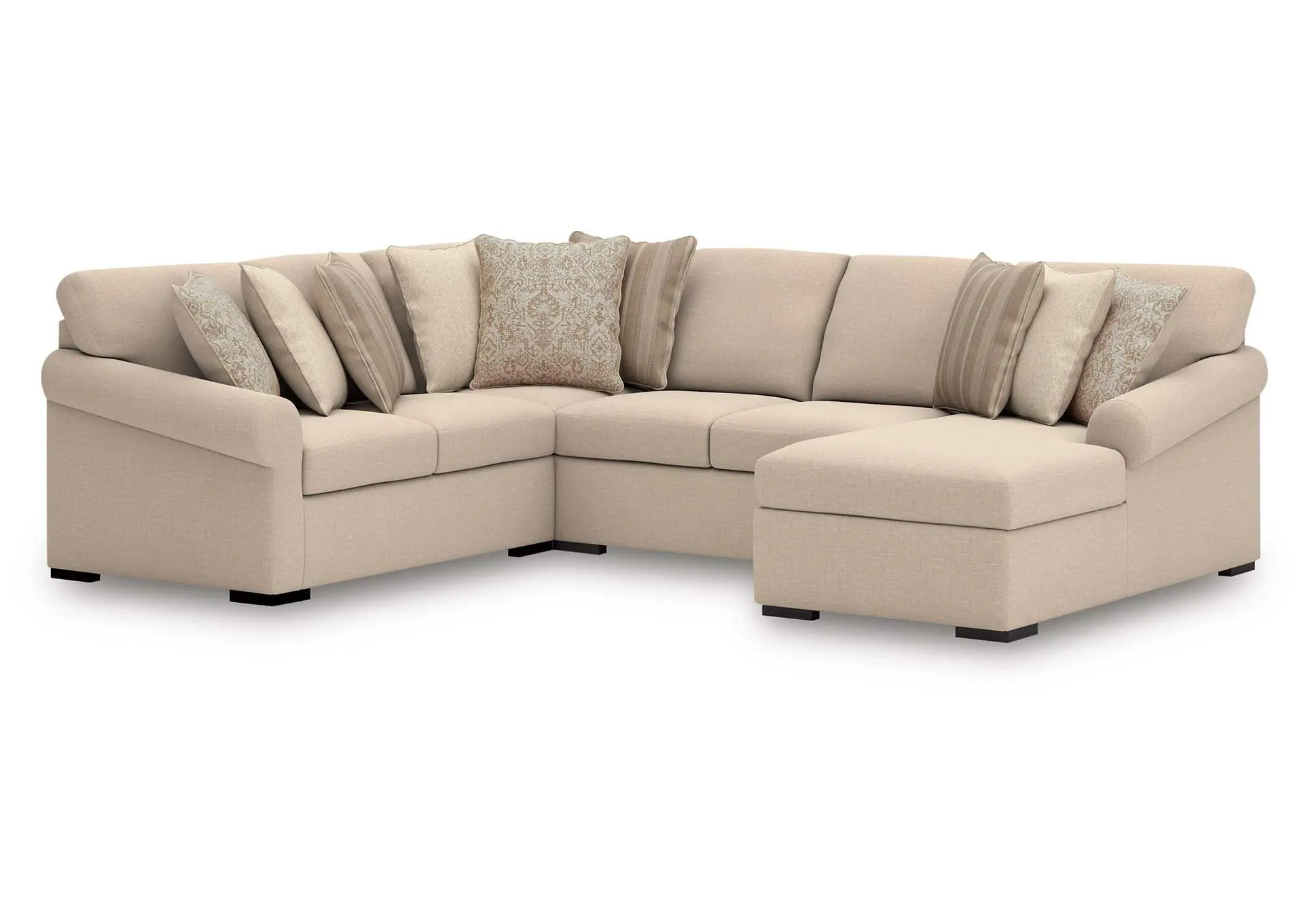 LadyMae 4-Piece Sectional with Chaise