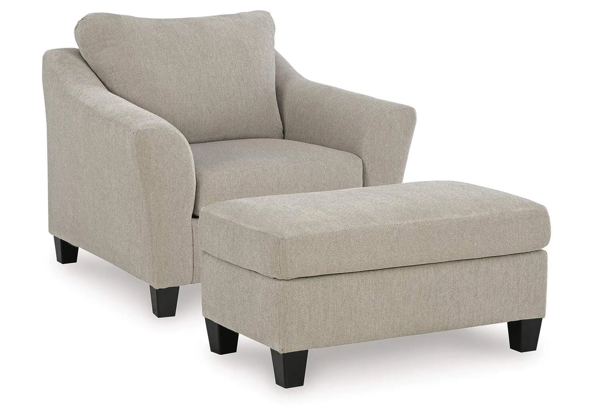 Willarae Chair and Ottoman