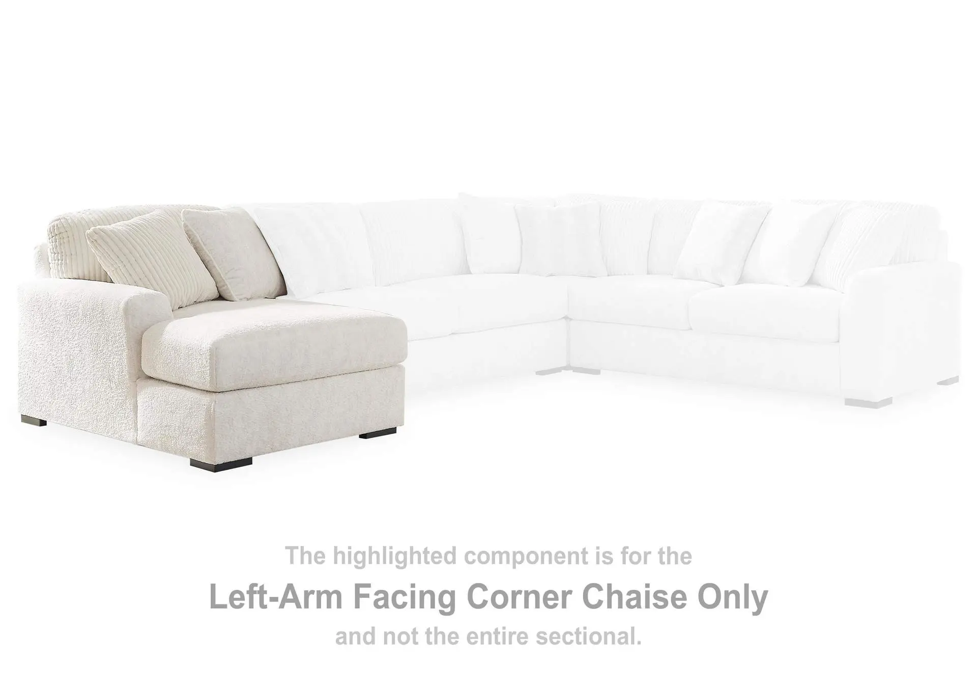 Chessington 3-Piece Sectional with Double Chaise