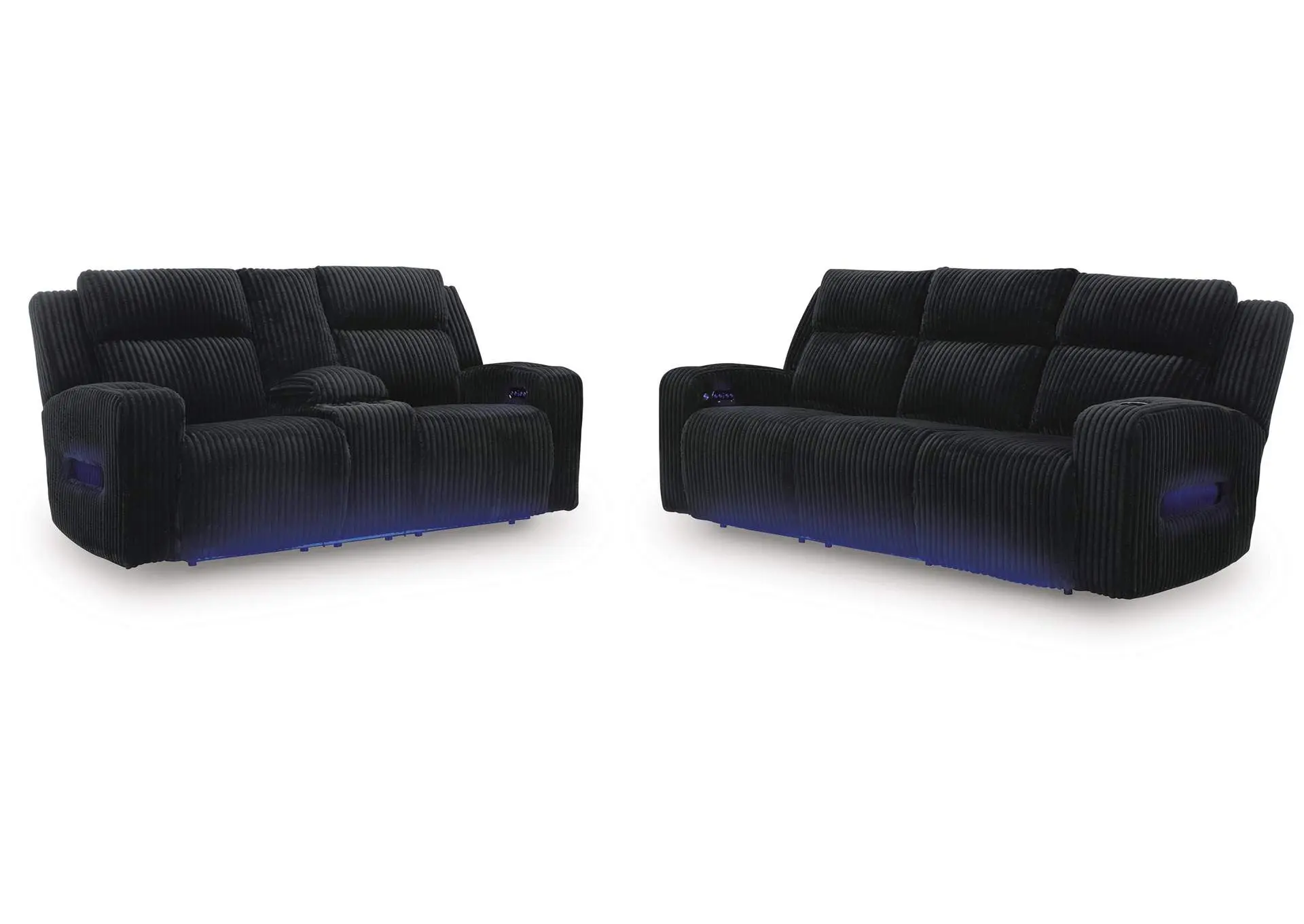 TwinBrooke Dual Power Reclining Sofa and Loveseat