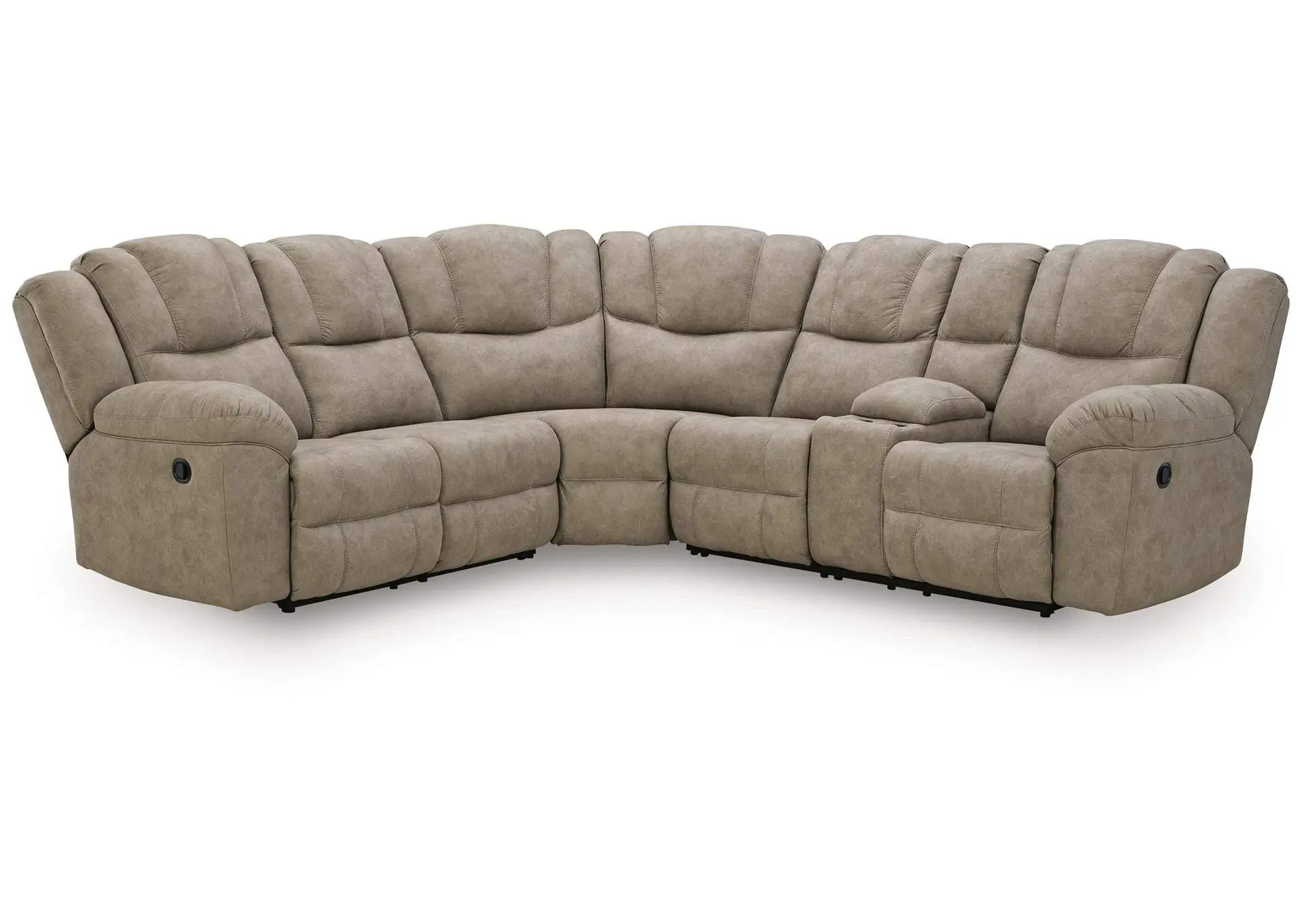 Pearce-Pike 3-Piece Reclining Sectional with Console