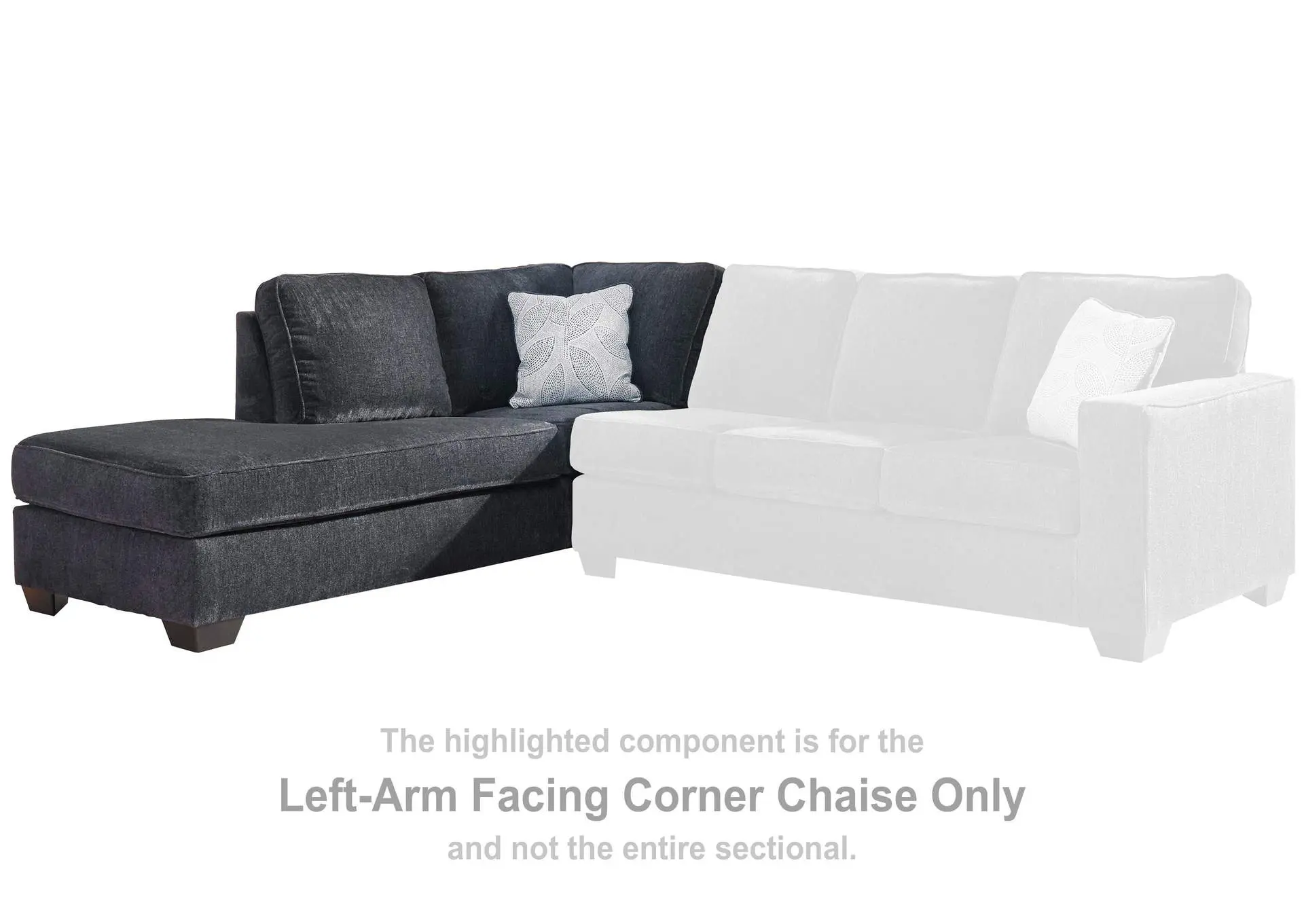Altari 2-Piece Sleeper Sectional with Chaise — view 8