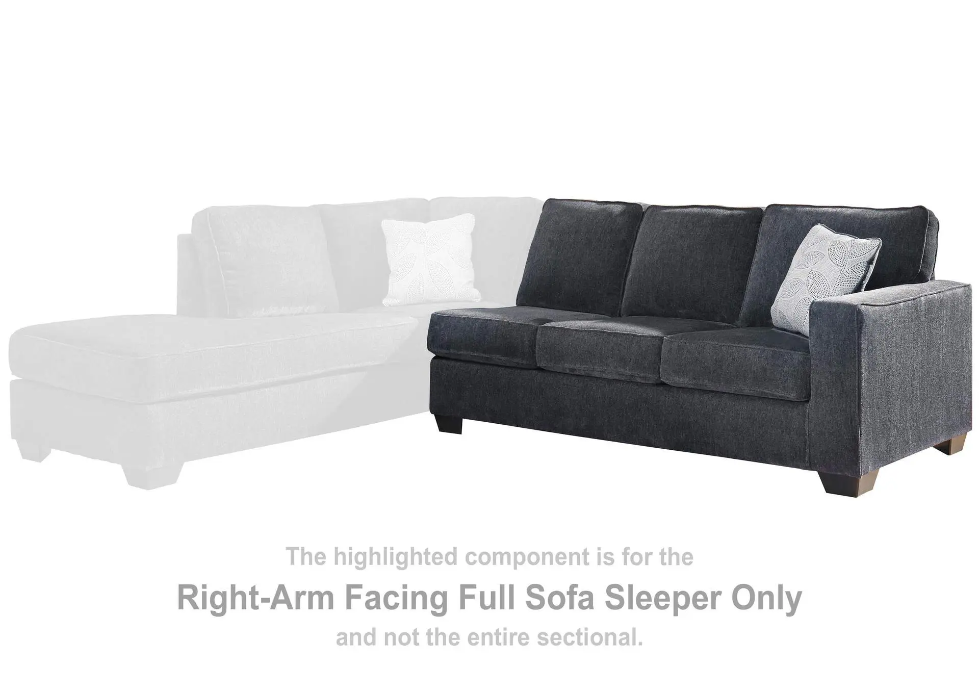 Altari 2-Piece Sleeper Sectional with Chaise — view 10