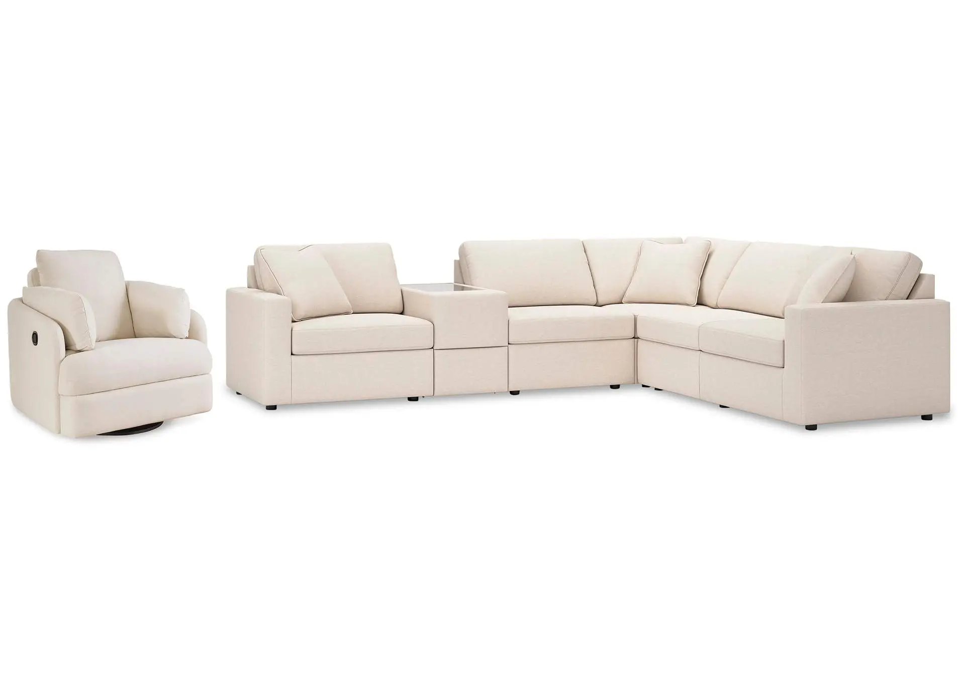 Pillar Peak 6-Piece Sectional with Recliner