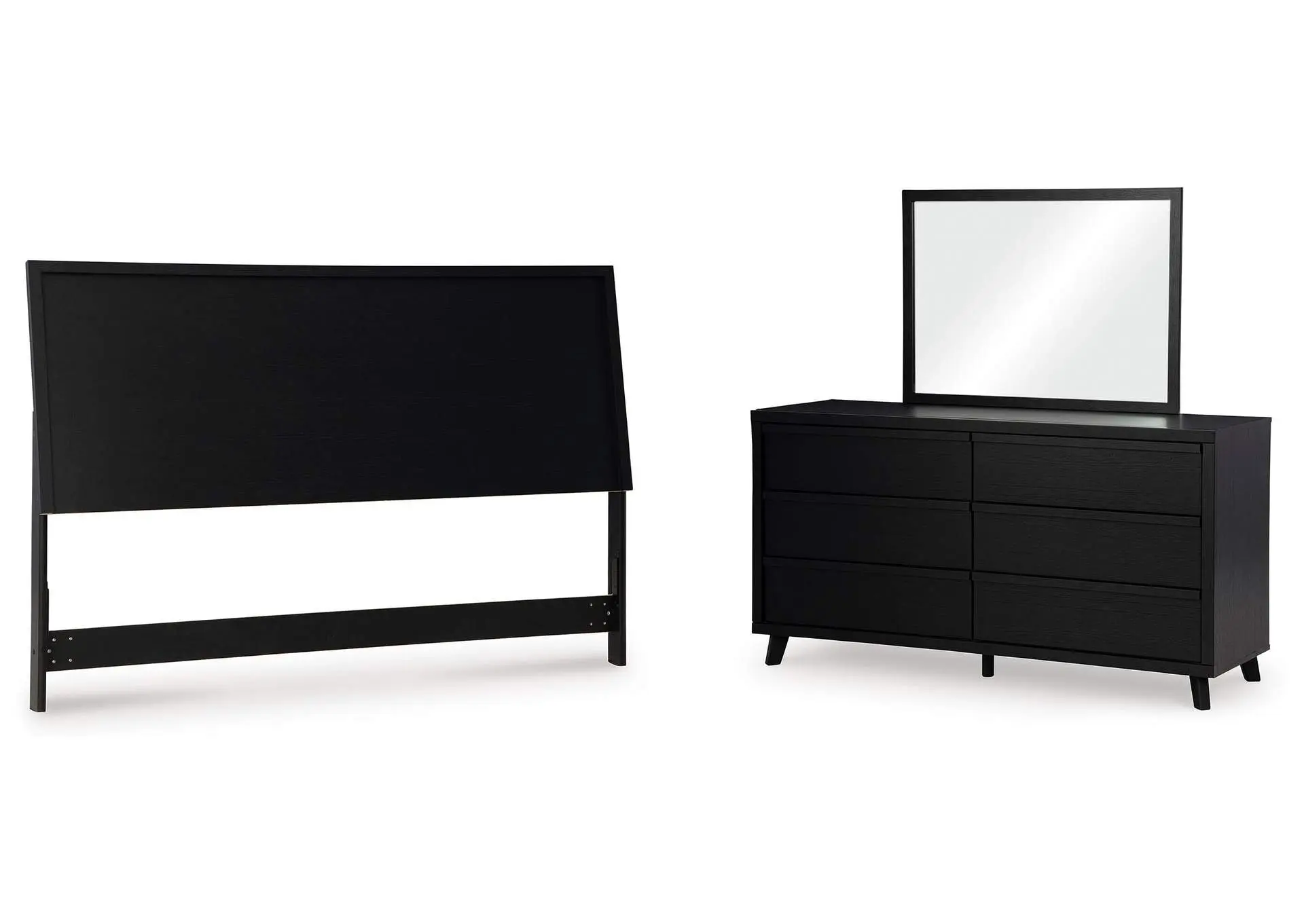 Danziar King Panel Headboard, Dresser and Mirror
