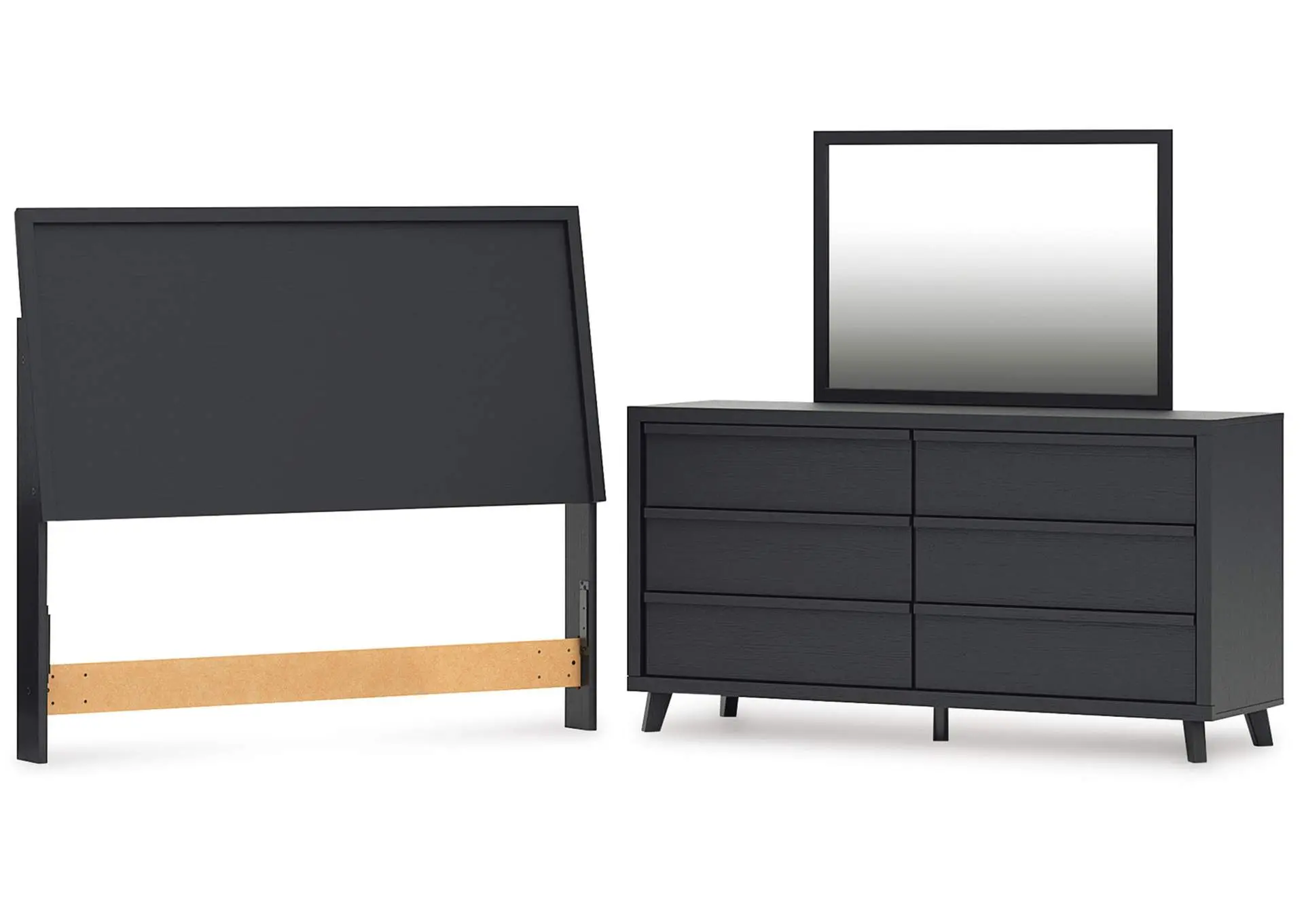 Danziar Queen Panel Headboard, Dresser and Mirror
