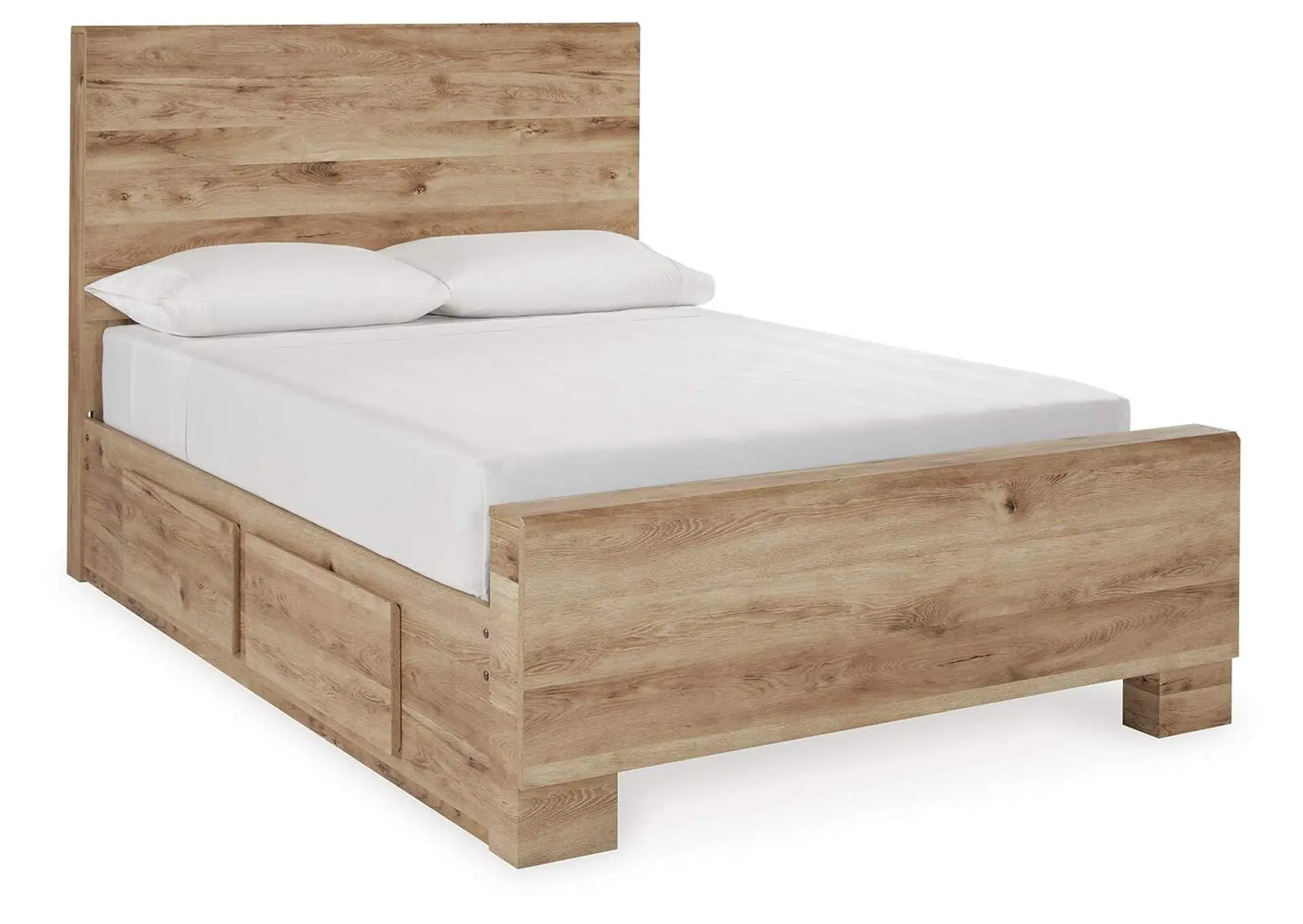 Hyanna Full Panel Bed with 1 Side Storage