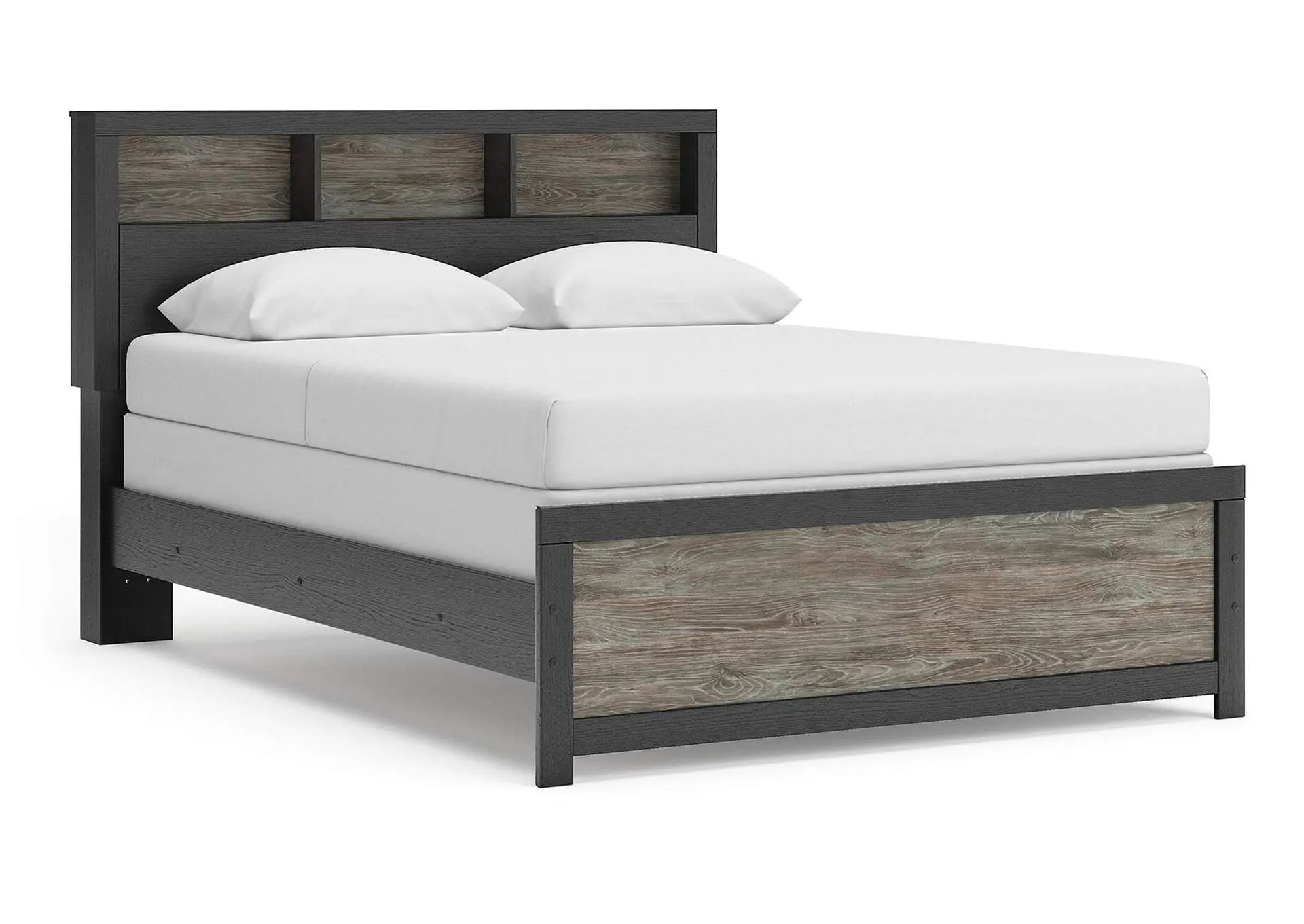 Broachmyn Queen Bookcase Panel Bed