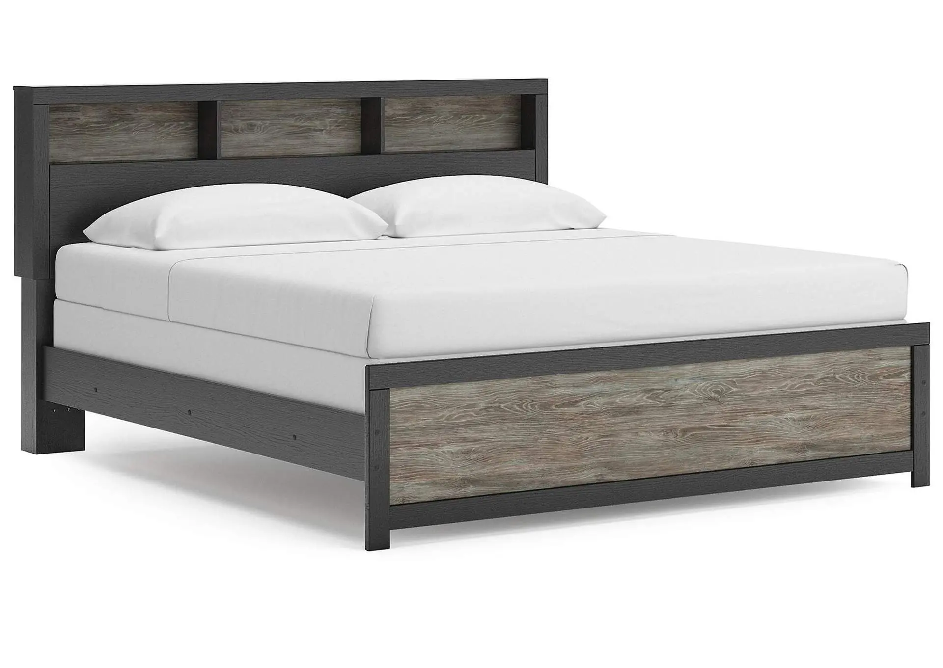Broachmyn King Bookcase Panel Bed