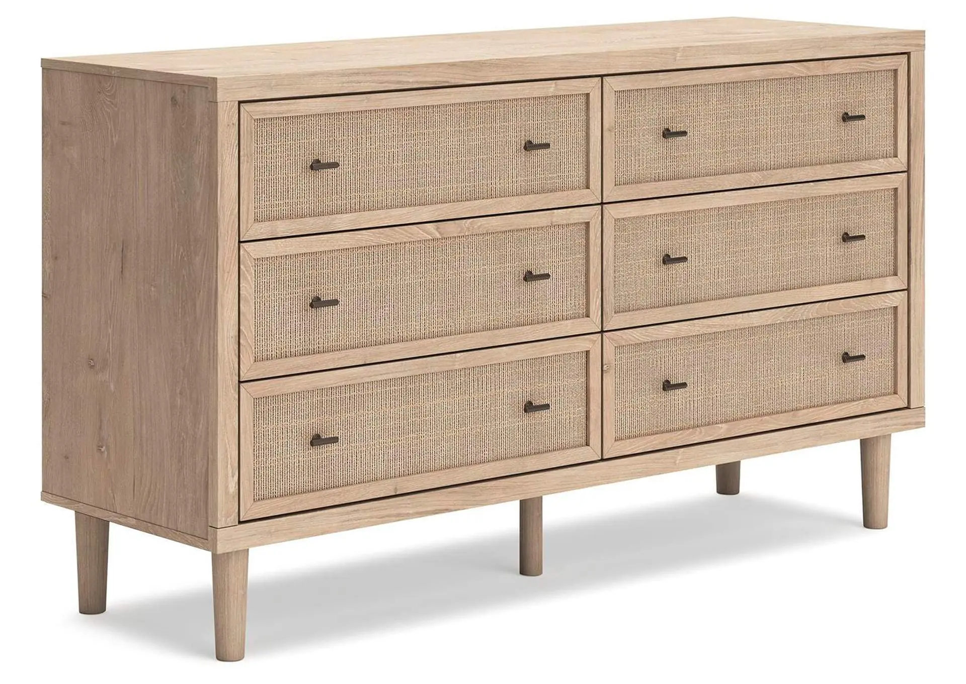 Cielden King Panel Headboard with Dresser and 2 Nightstands