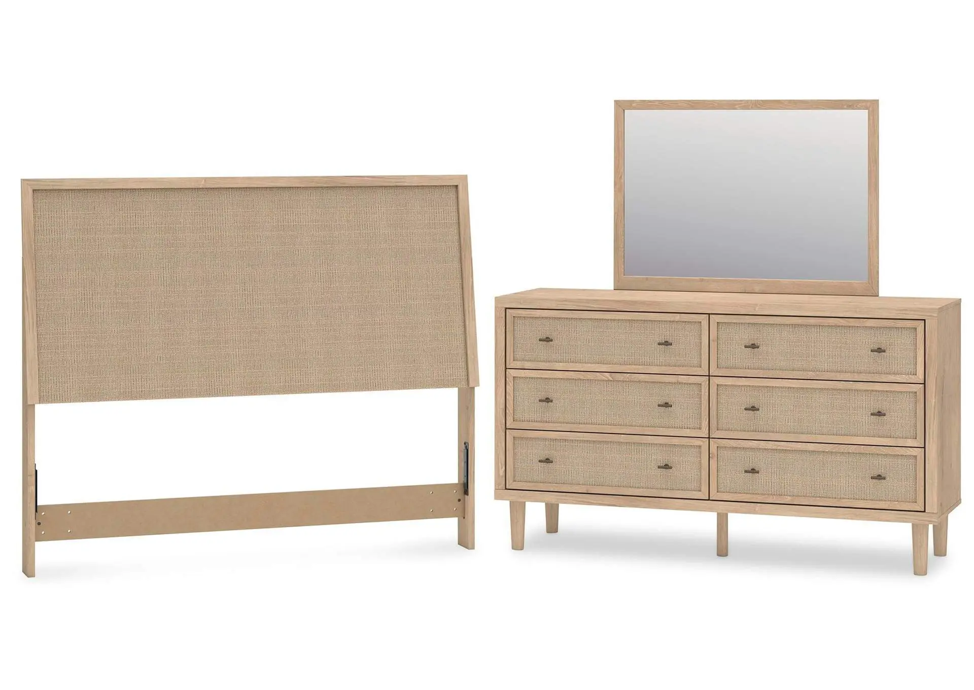 Cielden Queen Panel Headboard, Dresser and Mirror