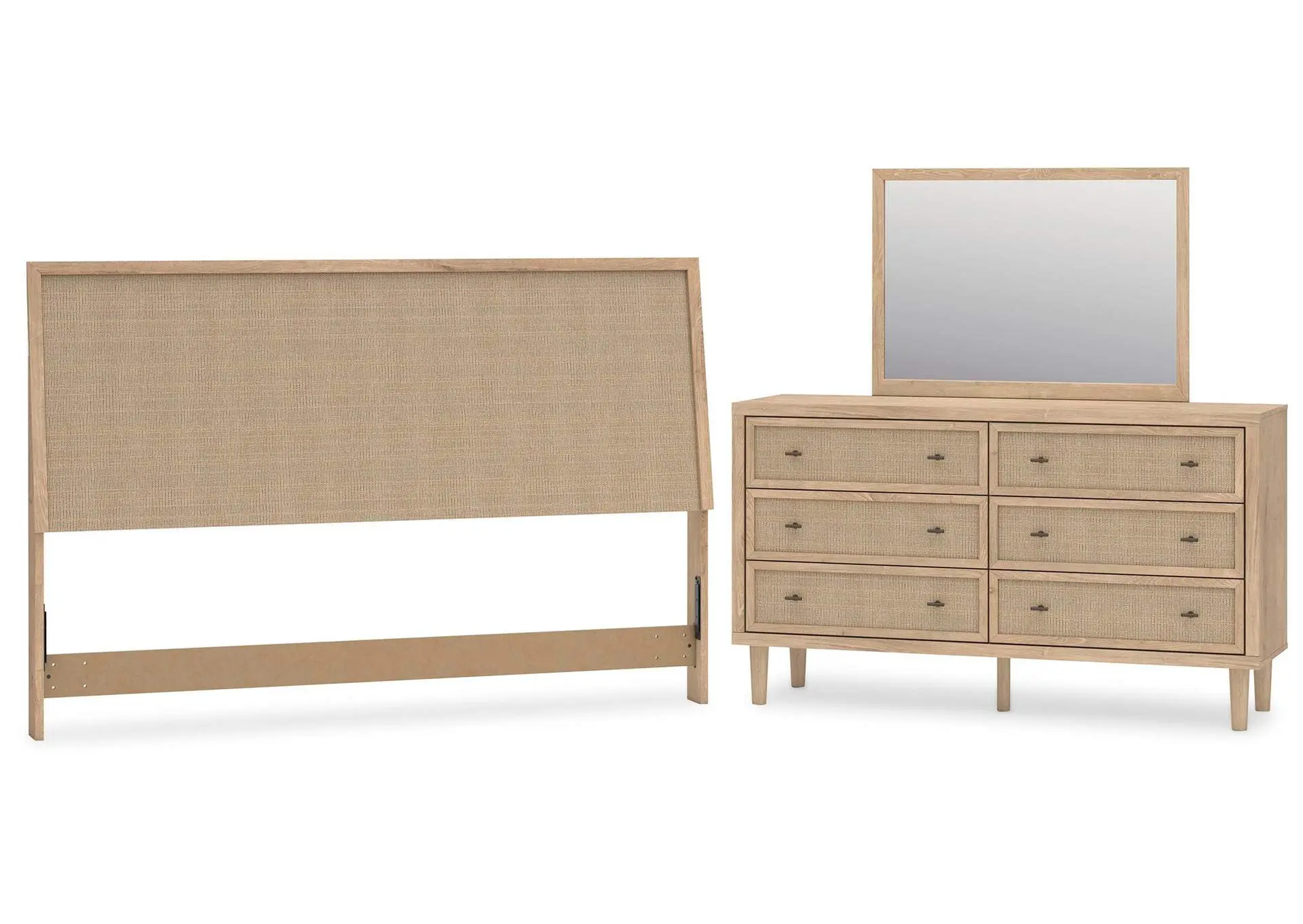 Cielden King Panel Headboard, Dresser and Mirror