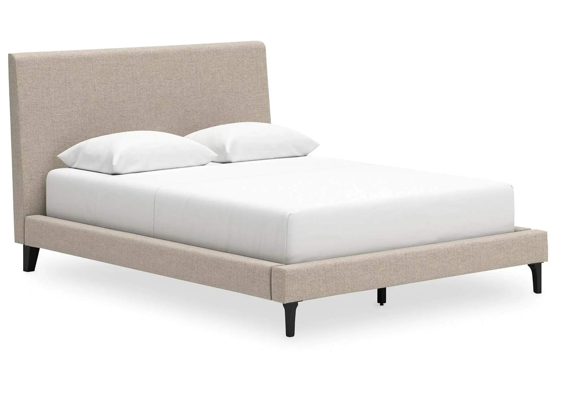 Cielden Queen Upholstered Bed with Roll Slats
