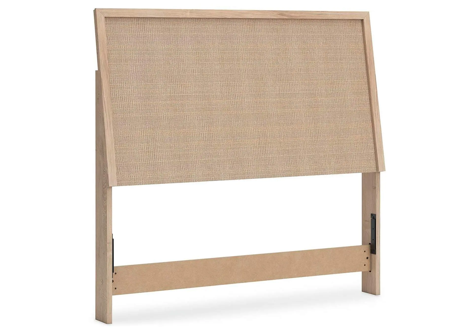 Cielden Full Upholstered Panel Bed with 2 Nightstands