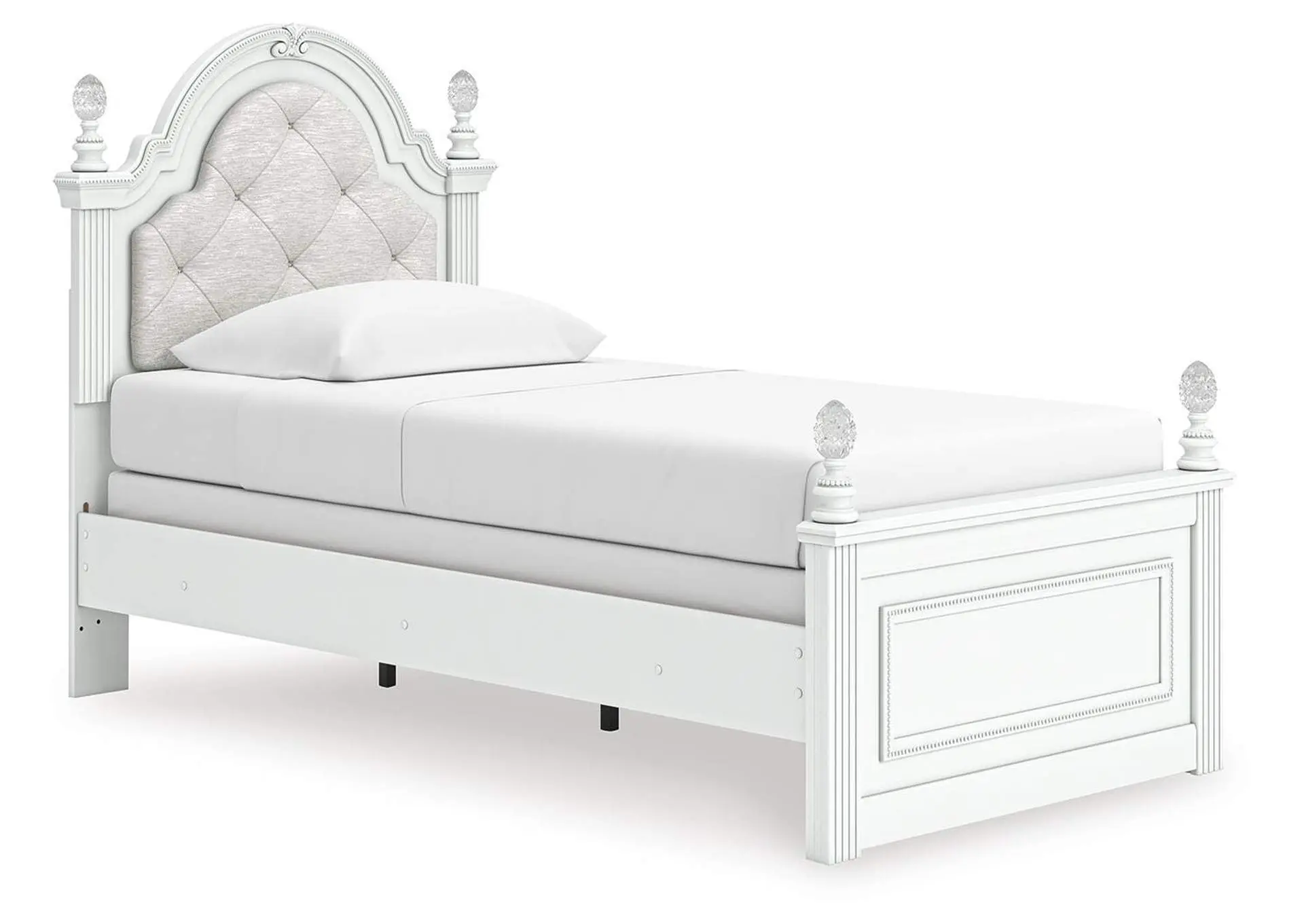 Kozlani Twin Upholstered Panel Bed