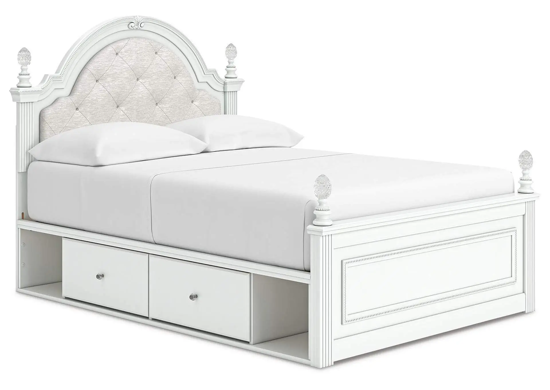 Kozlani Full Upholstered Panel Storage Bed