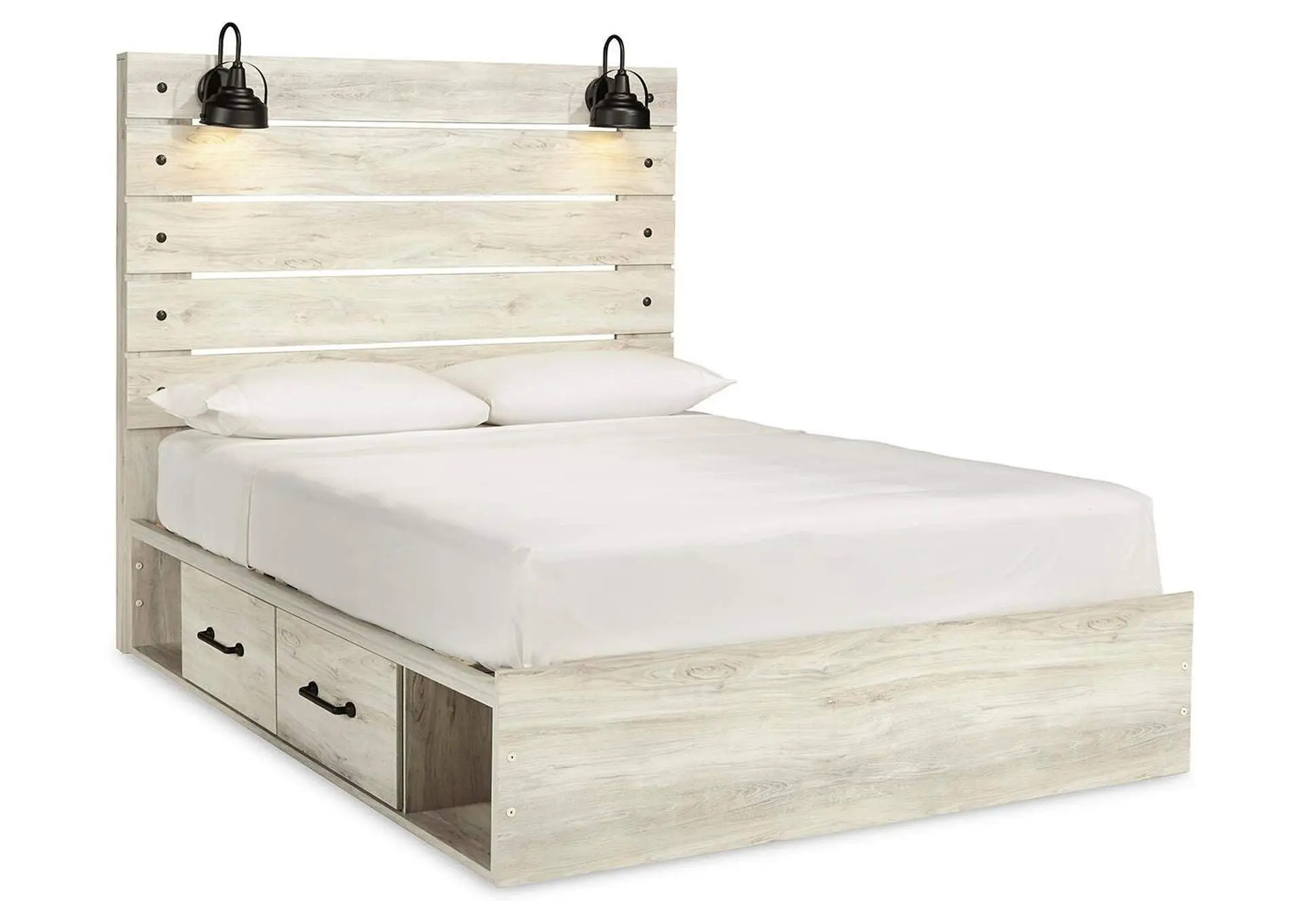 Cambeck Queen Panel Bed with 4 Storage Drawers
