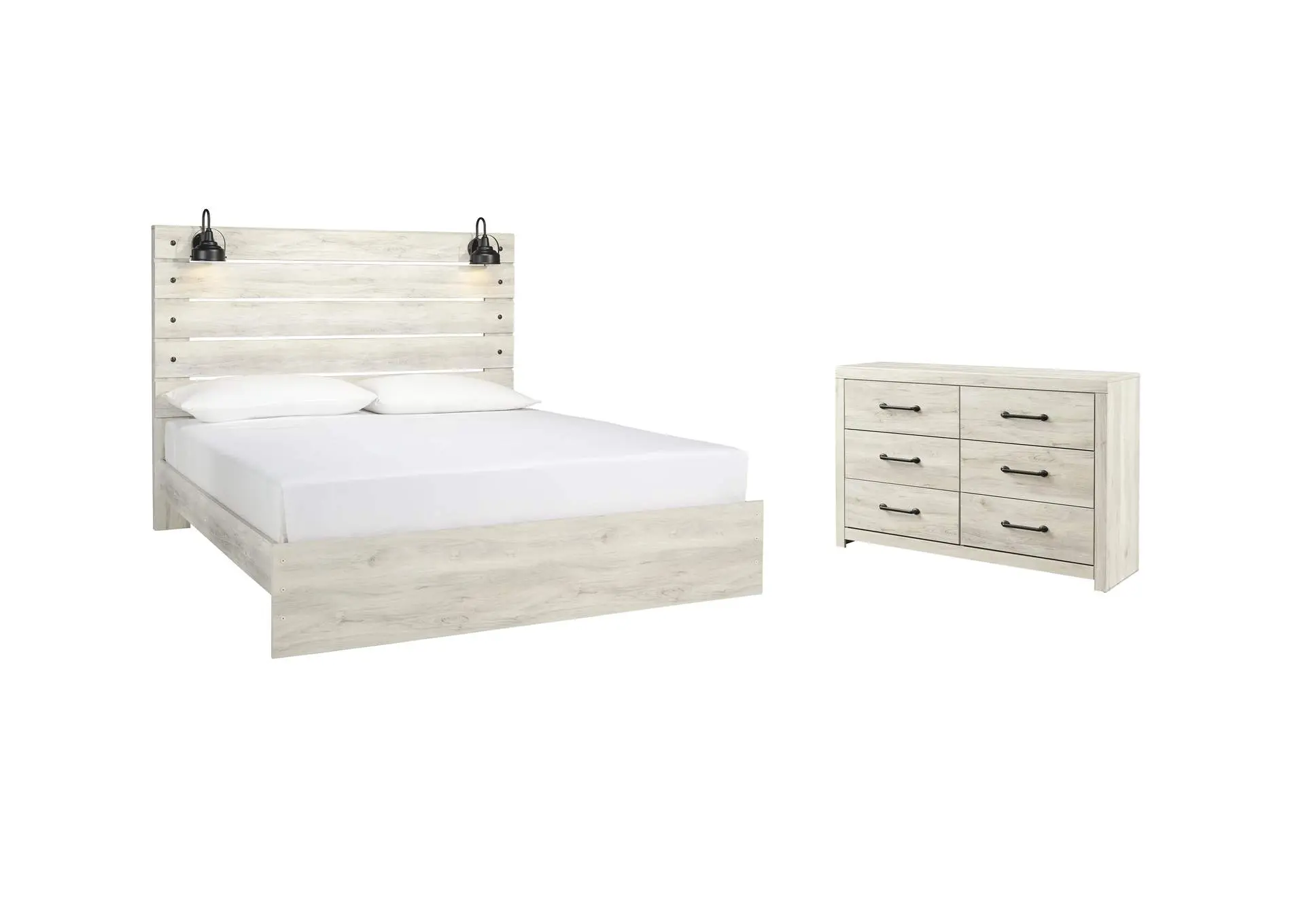 Cambeck King Panel Bed with Dresser