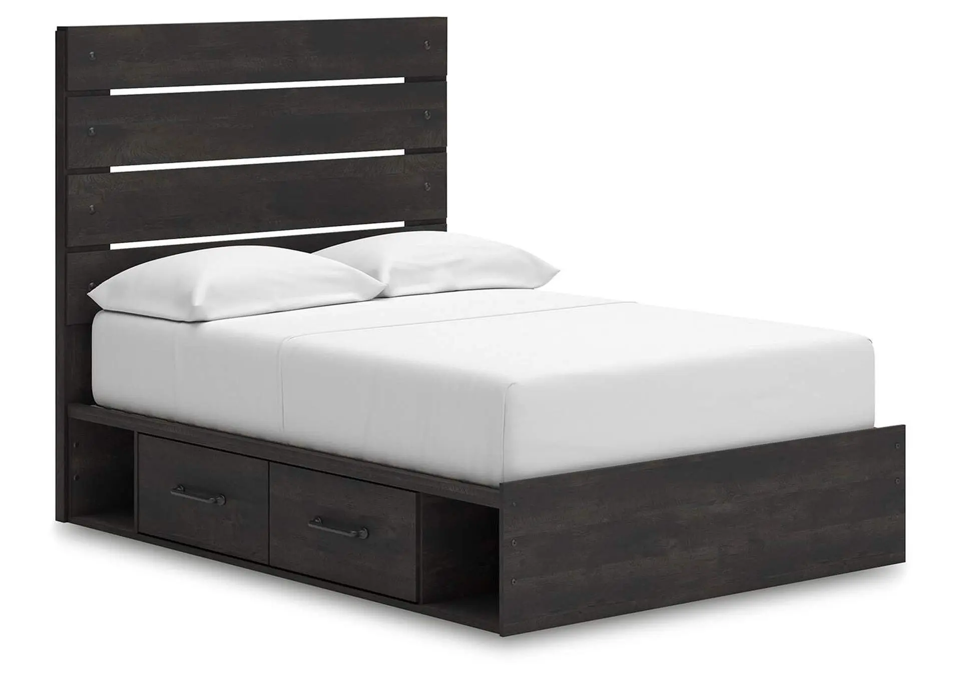 Hollivern Full Panel Bed with Storage