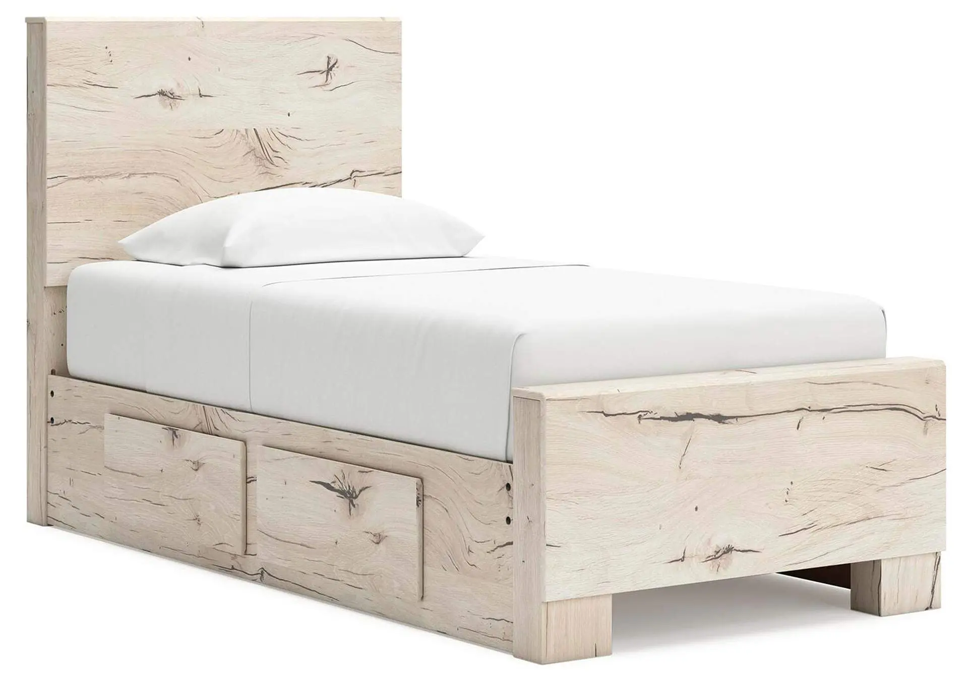 Lawroy Twin Panel Bed with Storage