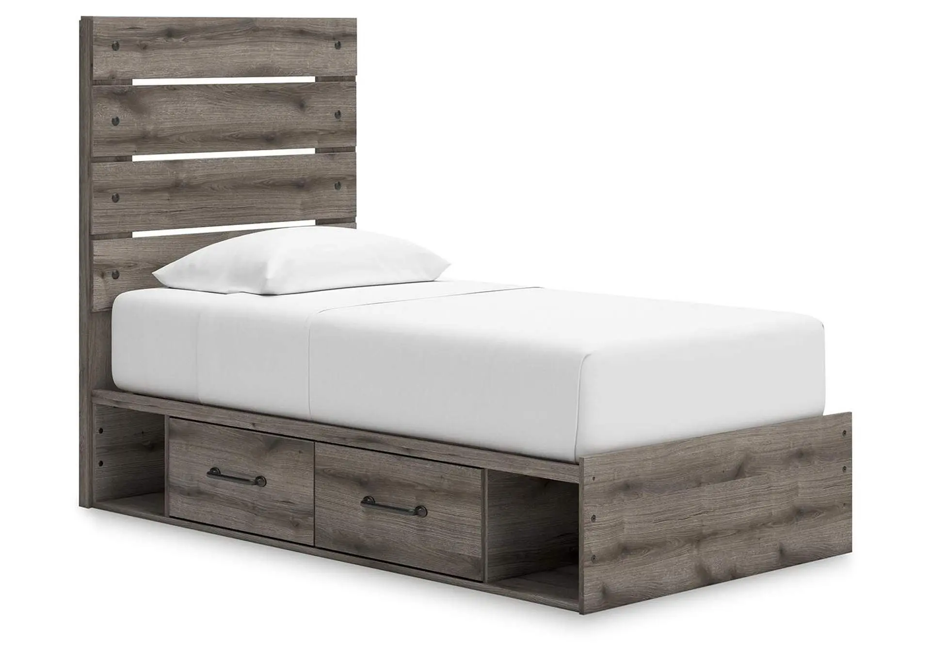 Graystorm Twin Panel Storage Bed