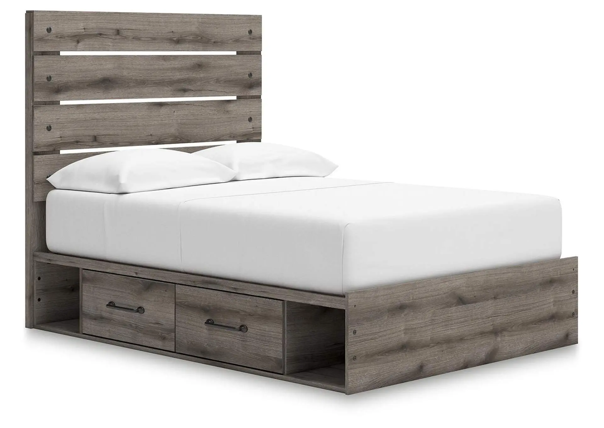 Graystorm Full Panel Bed with Storage