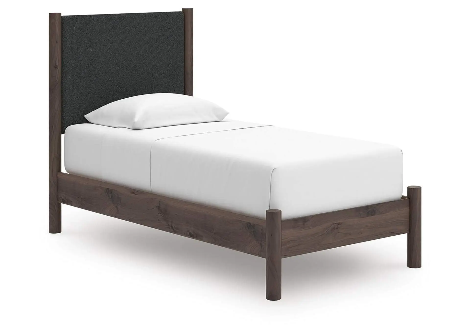 Pamytta Twin Upholstered Panel Platform Bed