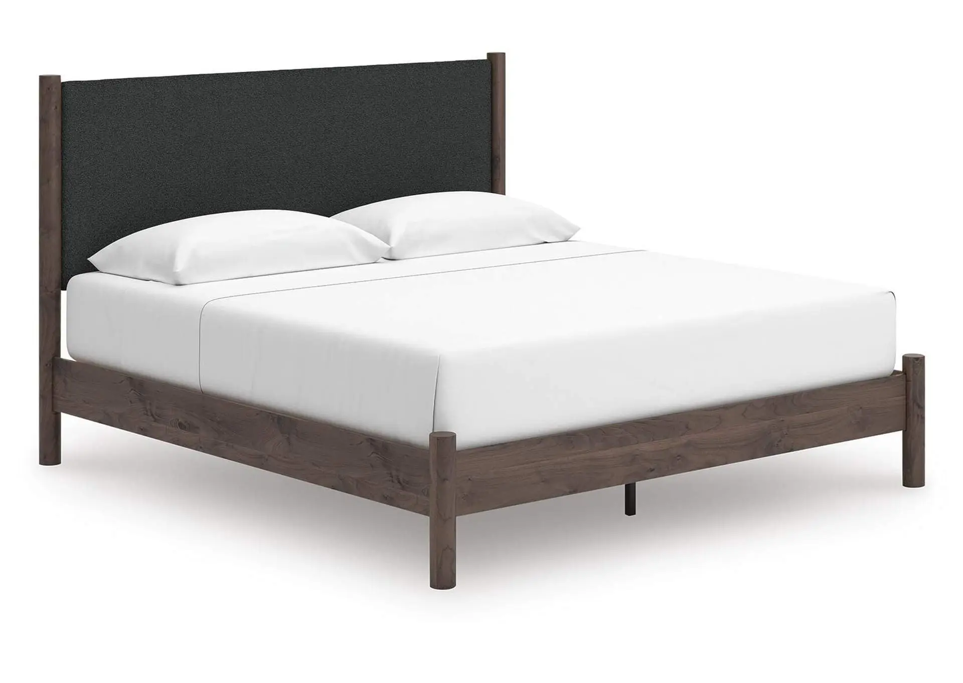 Pamytta King Upholstered Panel Platform Bed