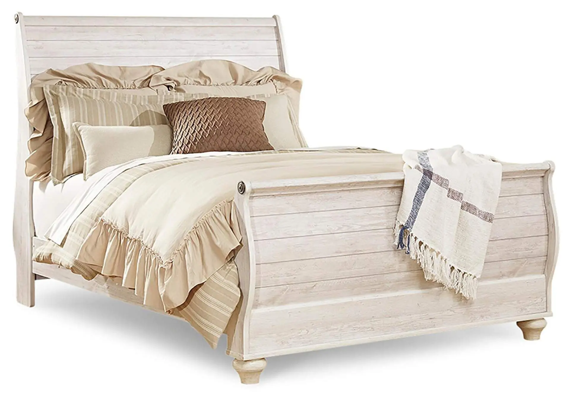 Willowton Queen Sleigh Bed