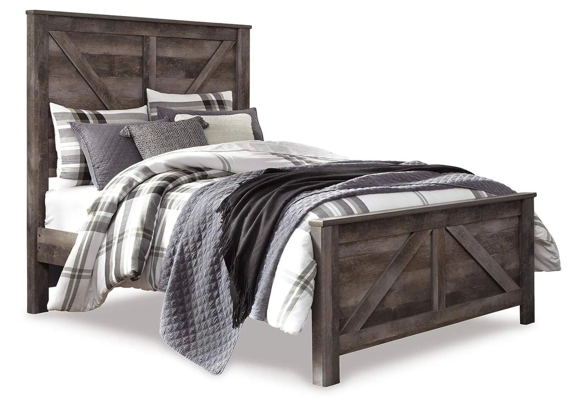 Wynnlow Queen Crossbuck Panel Bed