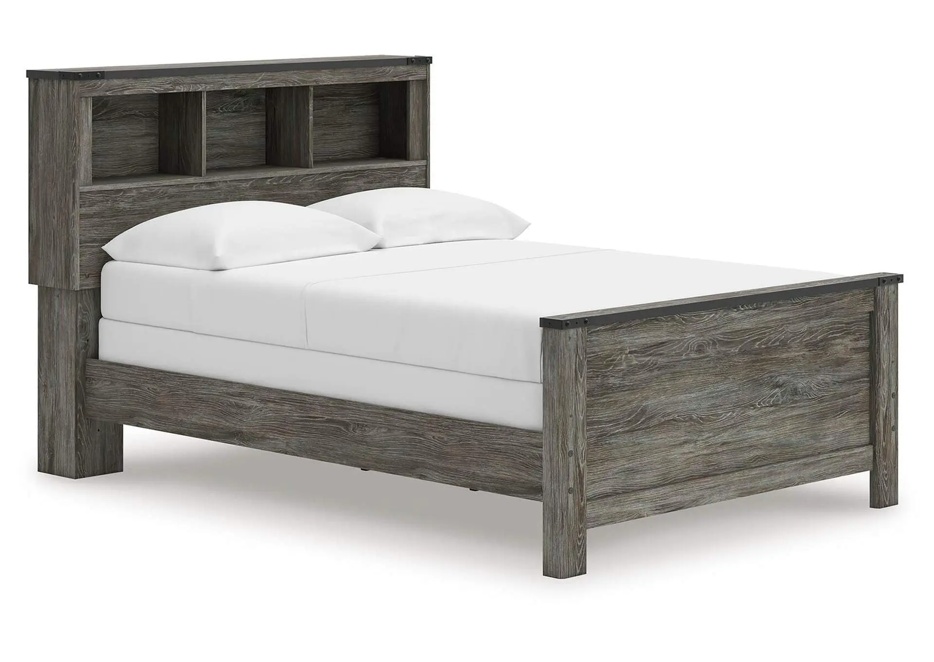 Frandern Full Bookcase Panel Bed